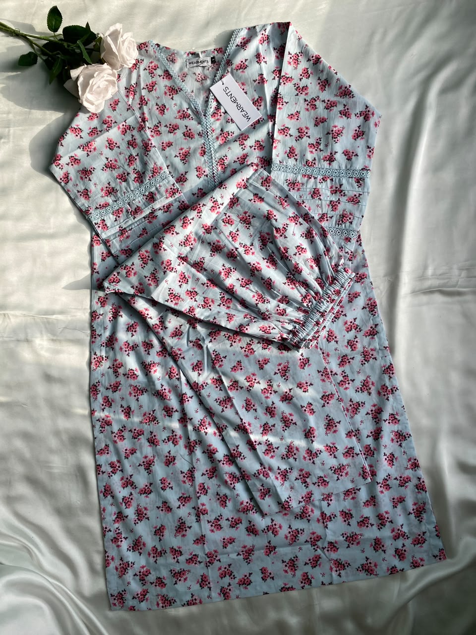 Sky Blossom – Premium Summer Lawn 3PC Suit