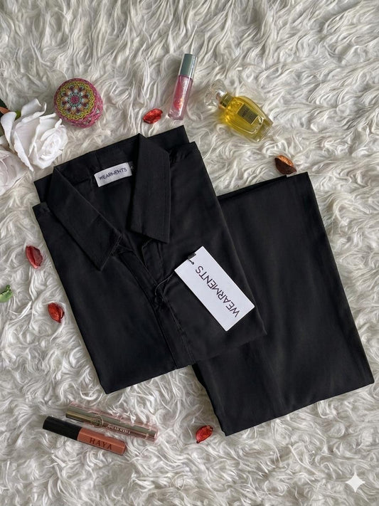 Midnight Black Co-Ord Set