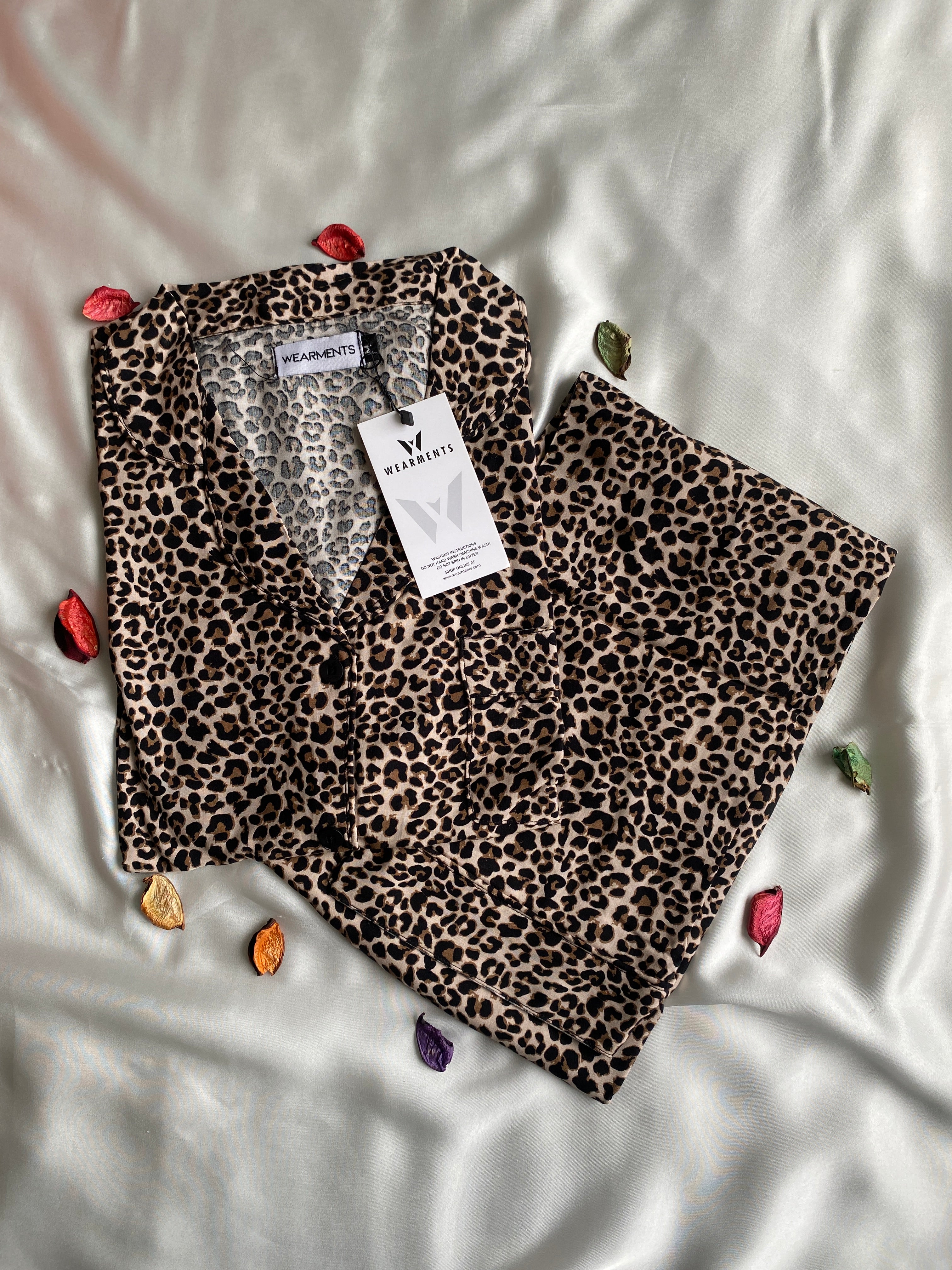 Leopard Luxe pjs set