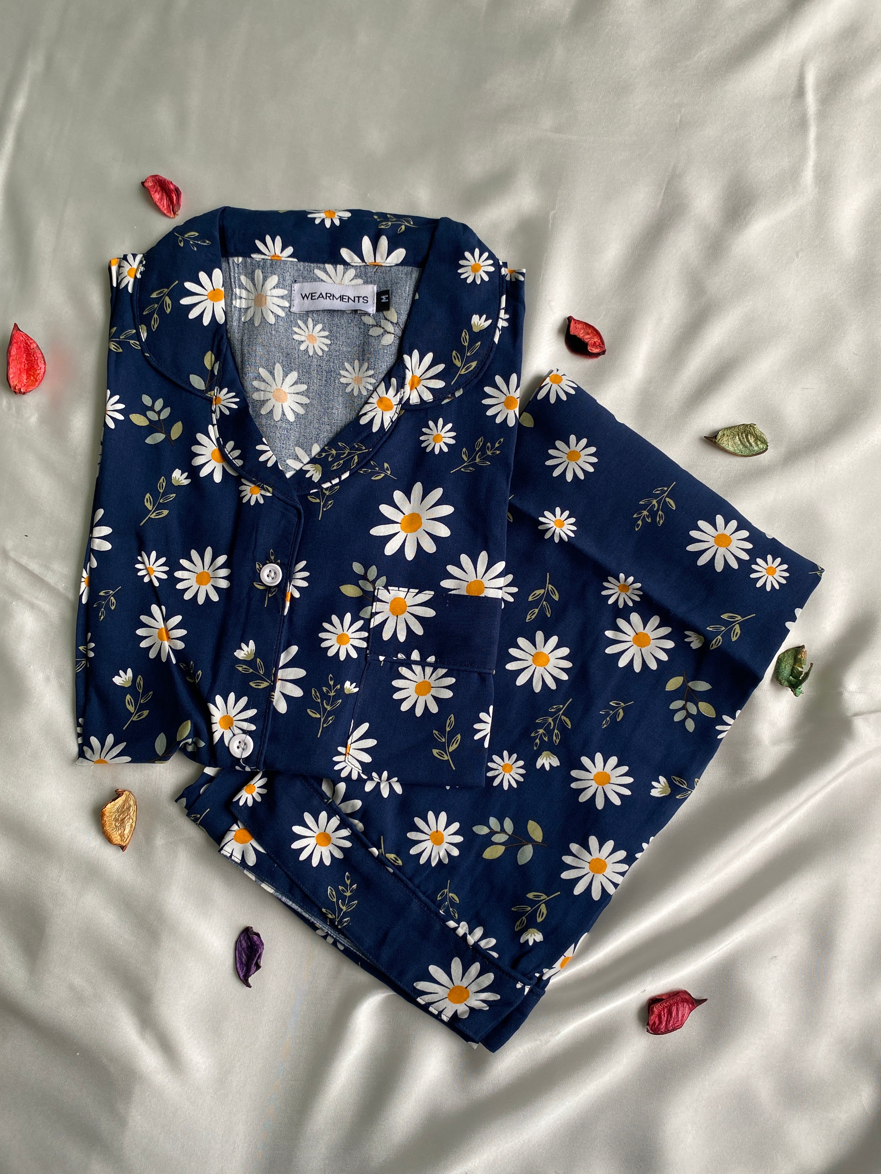 Blue flower pjs set