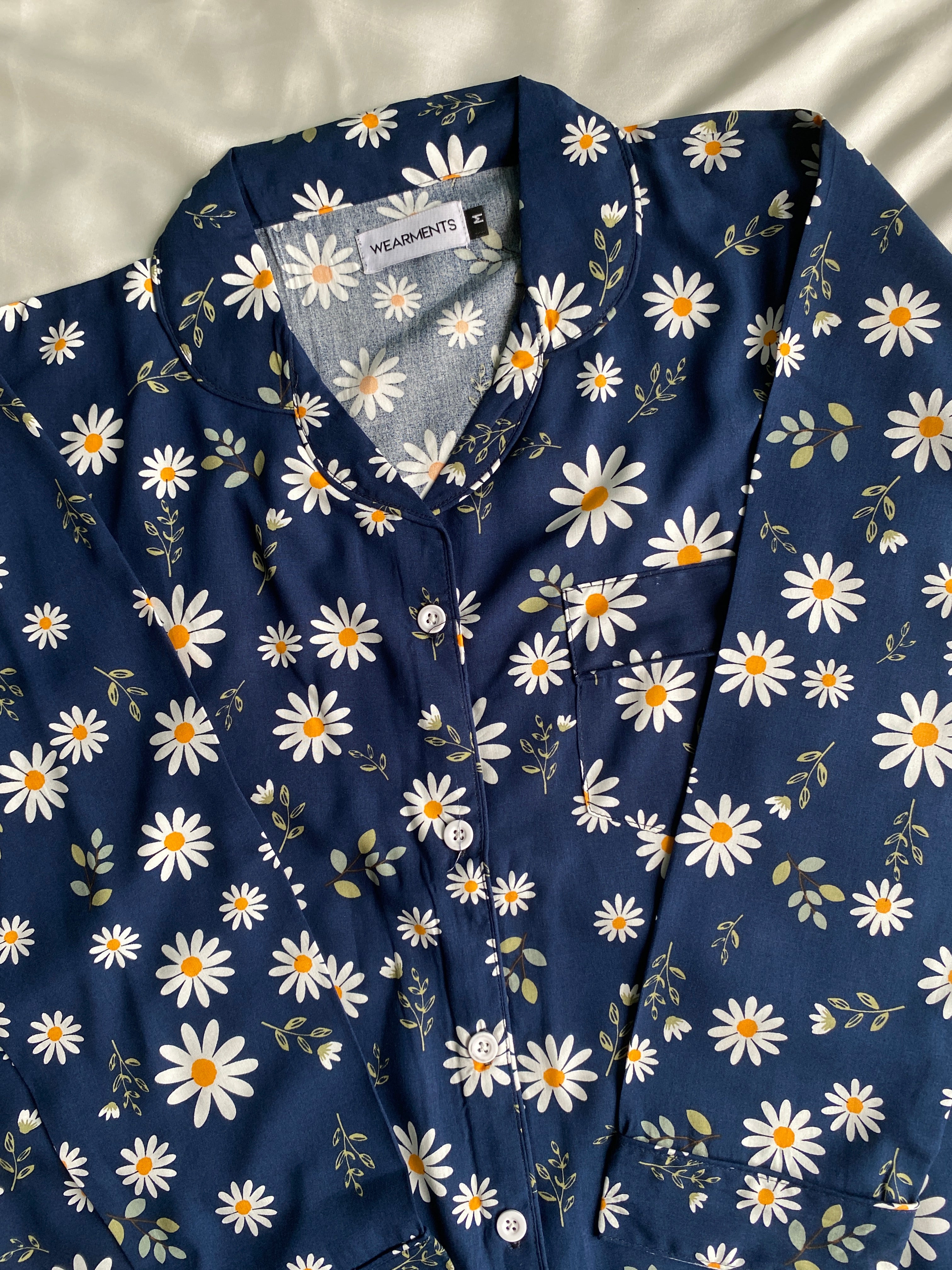 Blue flower pjs set