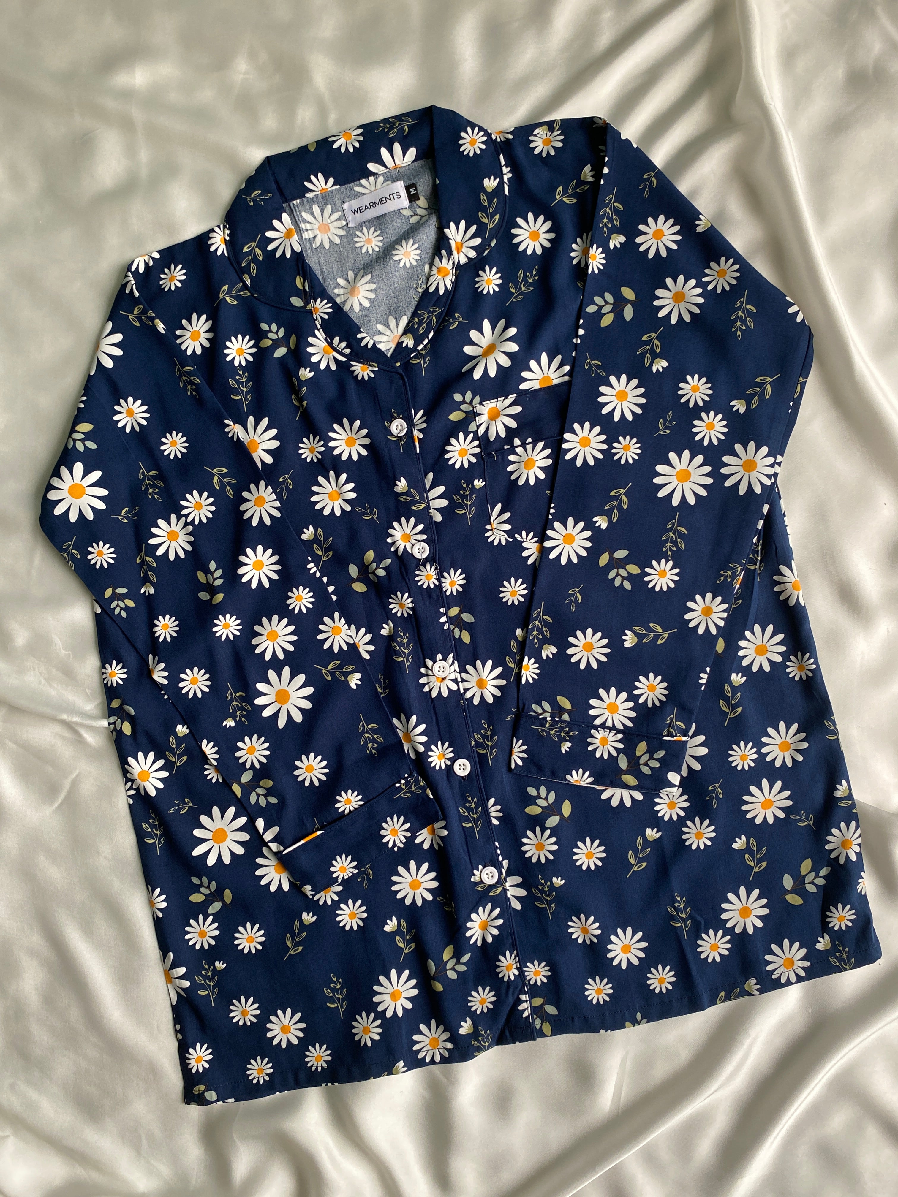 Blue flower pjs set