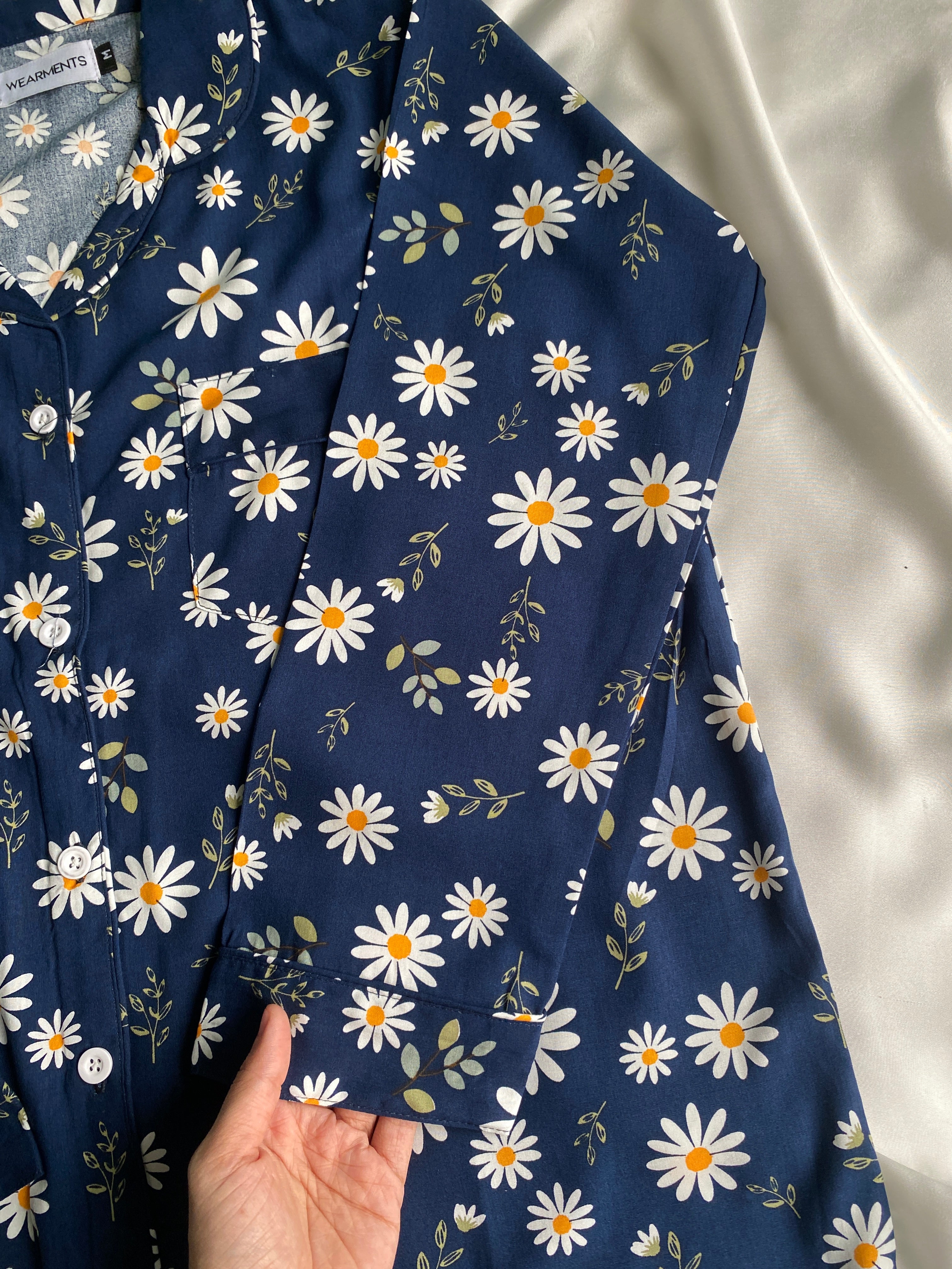 Blue flower pjs set