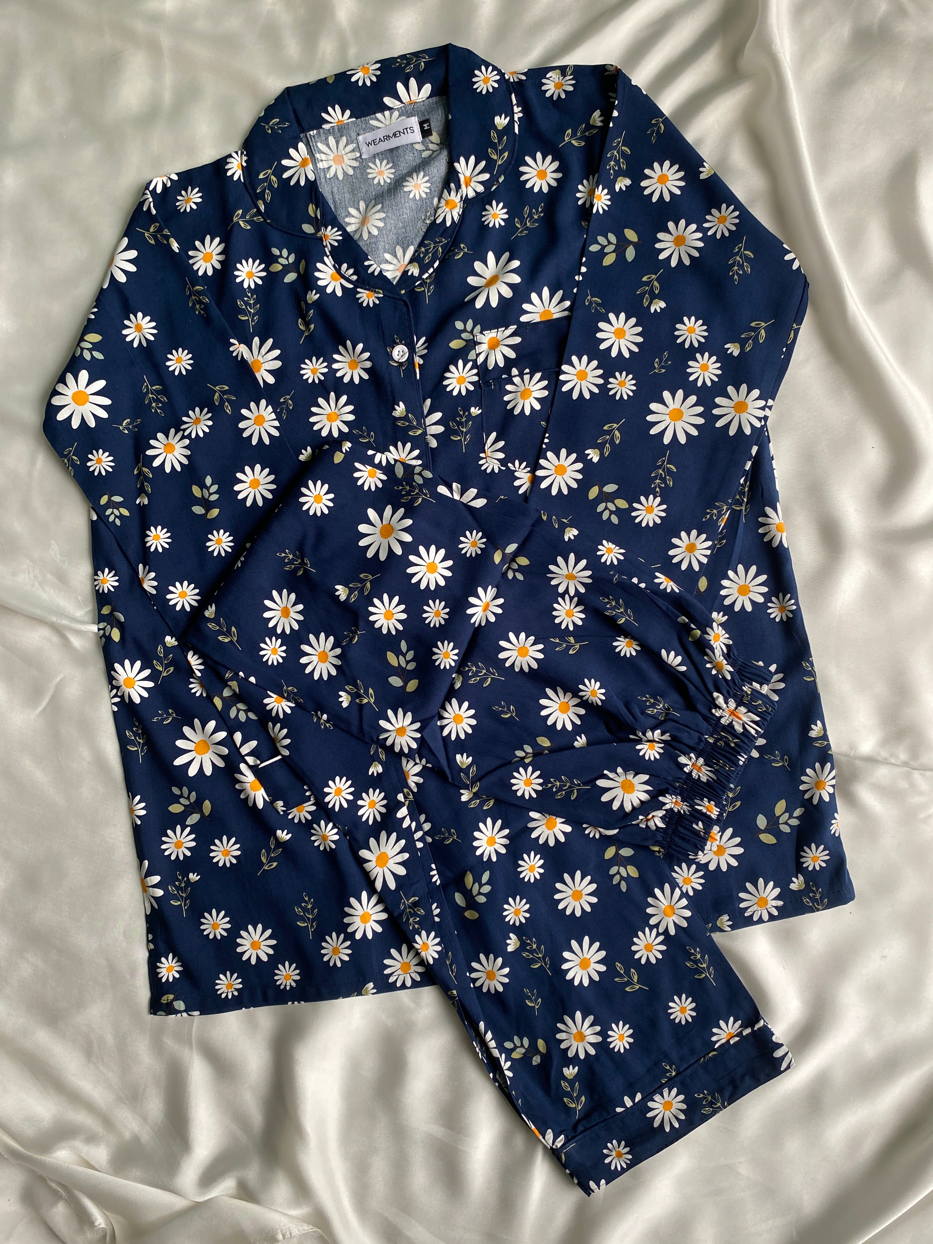 Blue flower pjs set