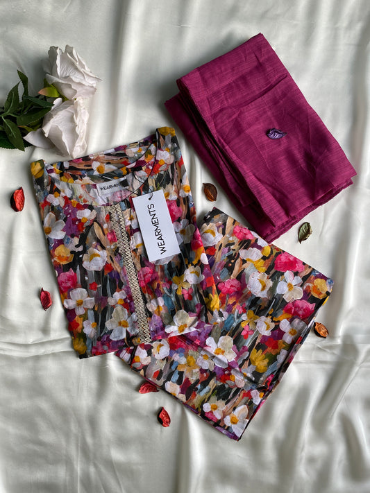 Floral Carnival 3PC Summer Lawn Suit