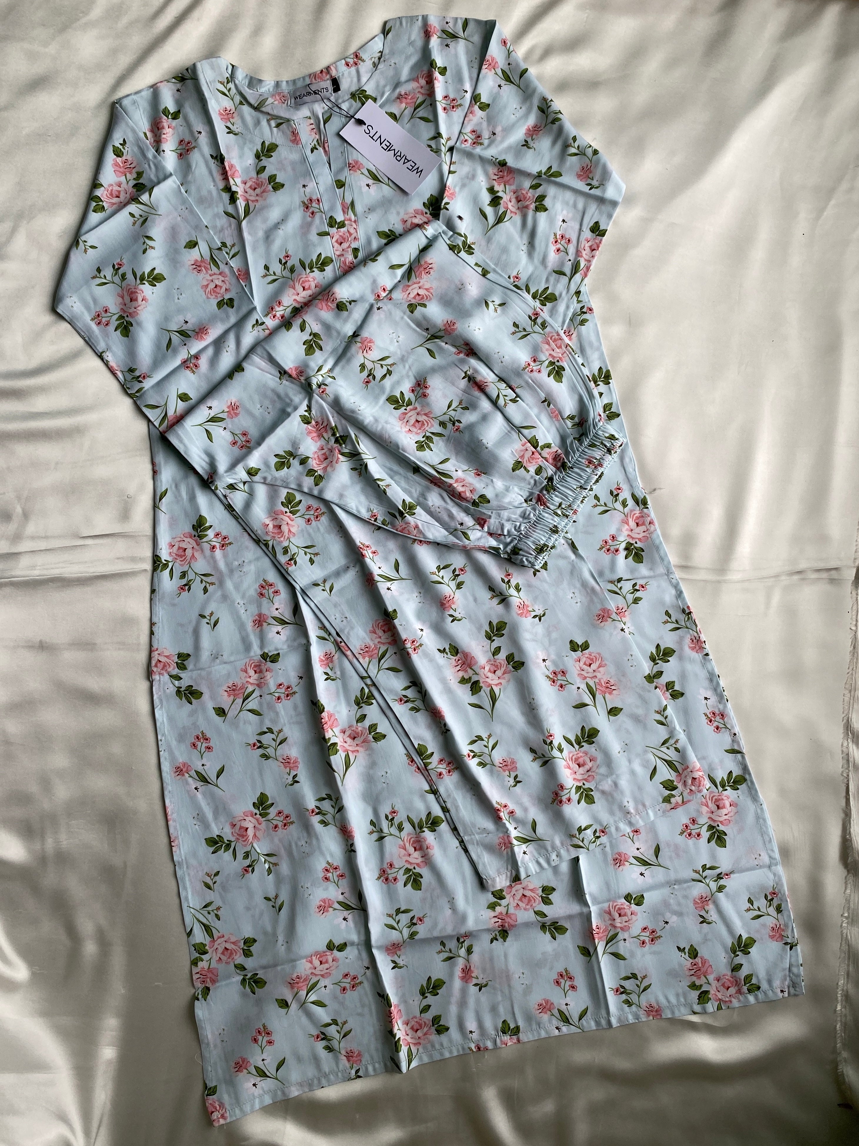 Sky Blossom – Premium Summer Linen 3PC Suit