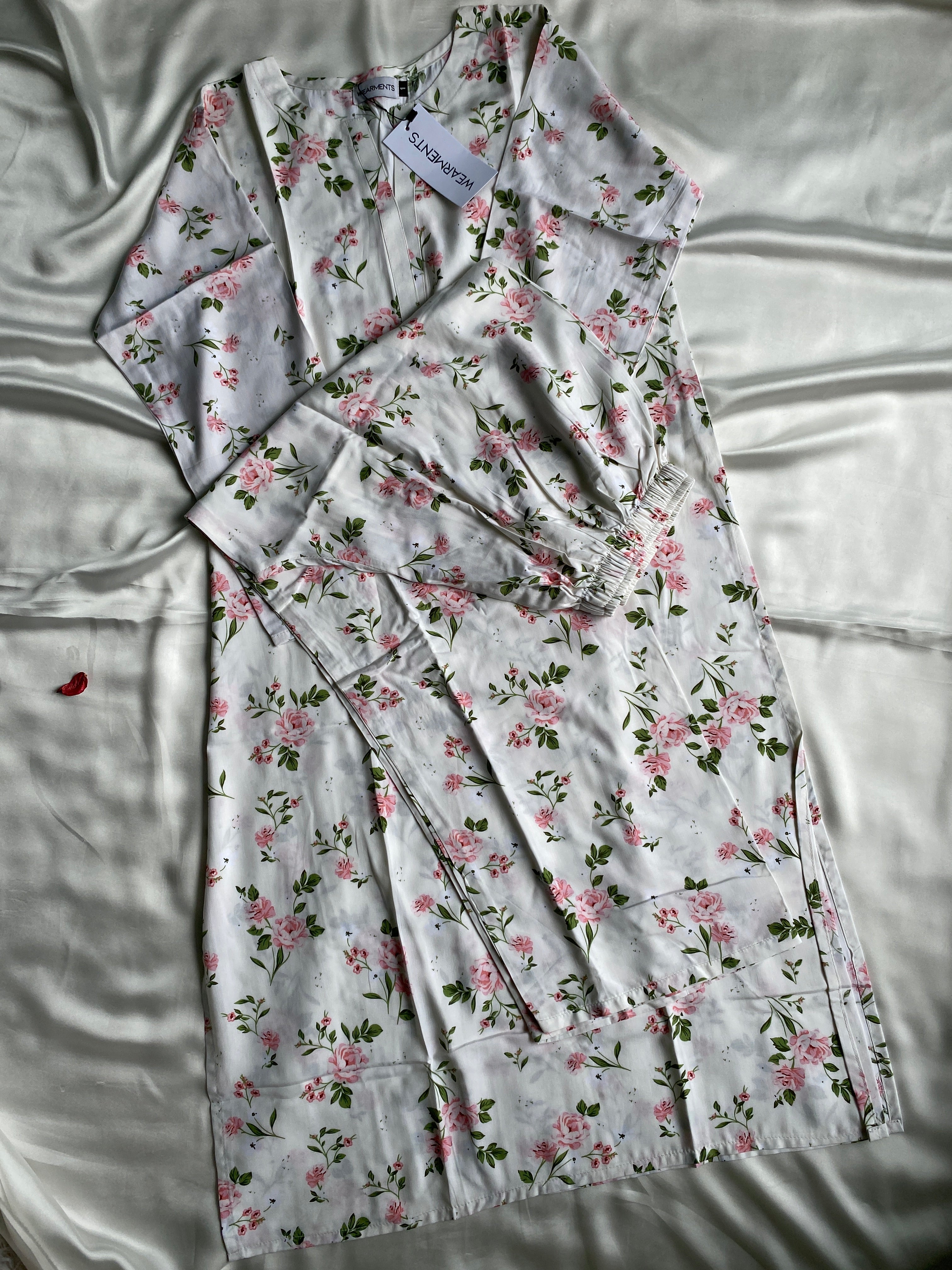 Ivory Blossom – Premium Summer Linen 3PC Suit