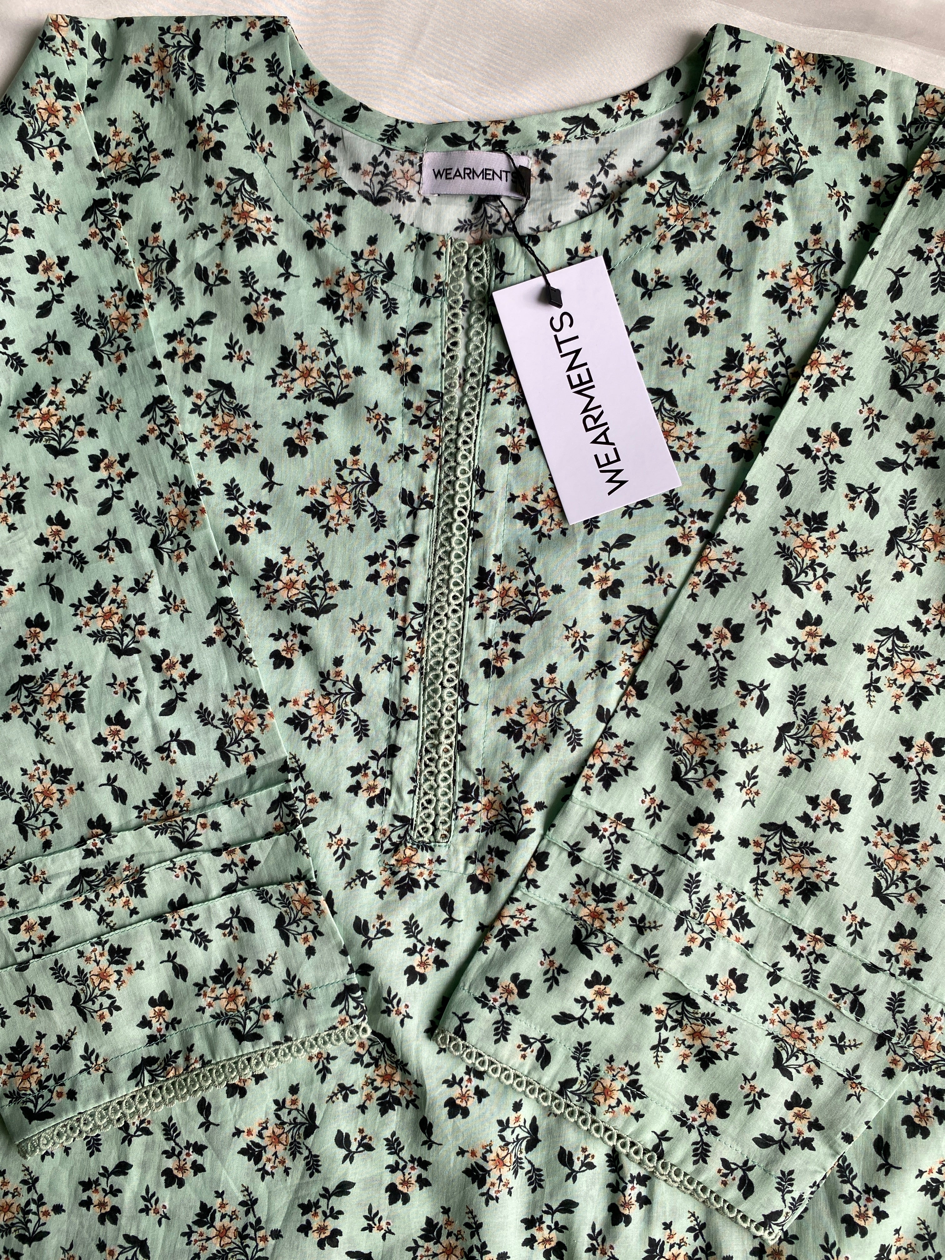 Mint Blossom 3PC Summer Lawn Suite
