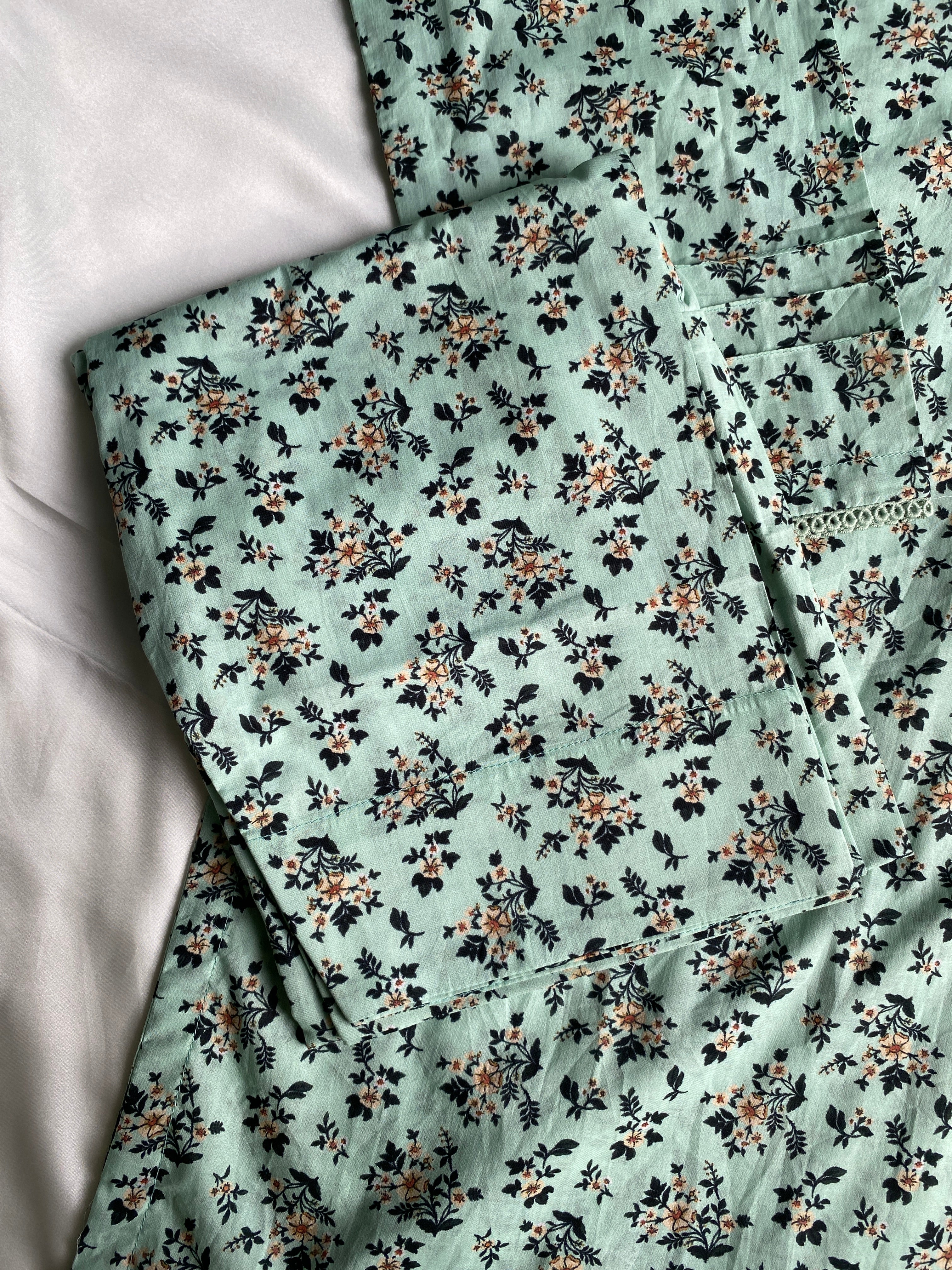 Mint Blossom 3PC Summer Lawn Suite