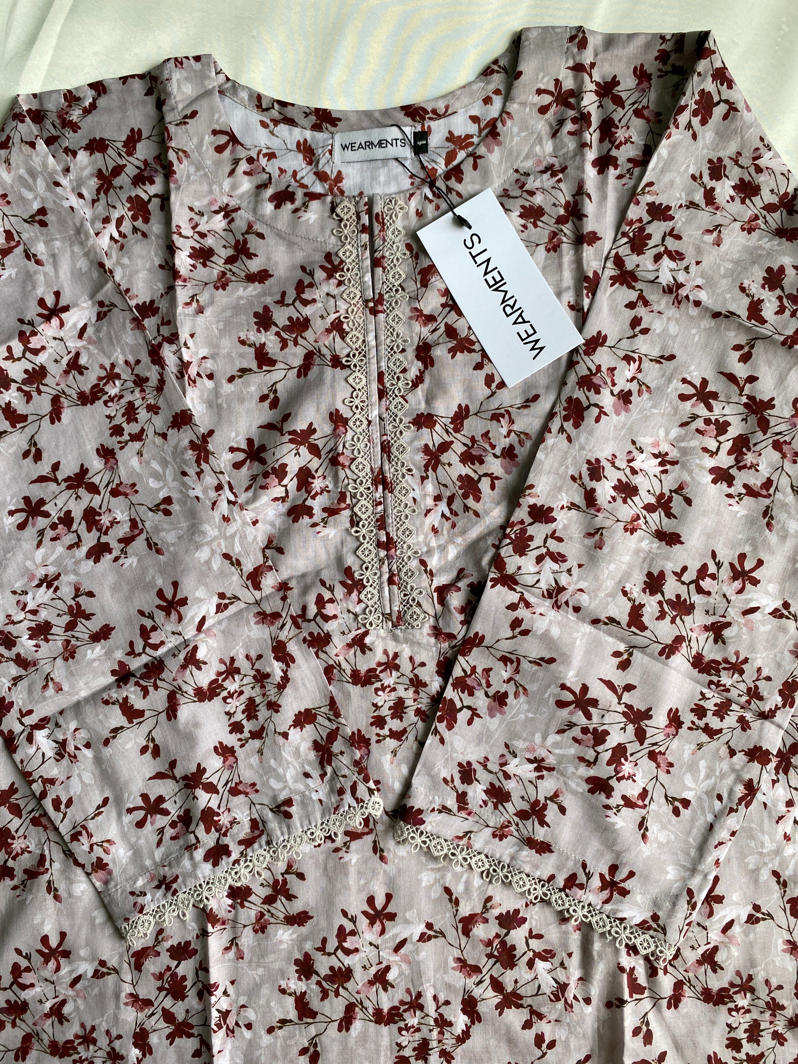 Autumn Blossom – Premium Summer Lawn 3PC Suit