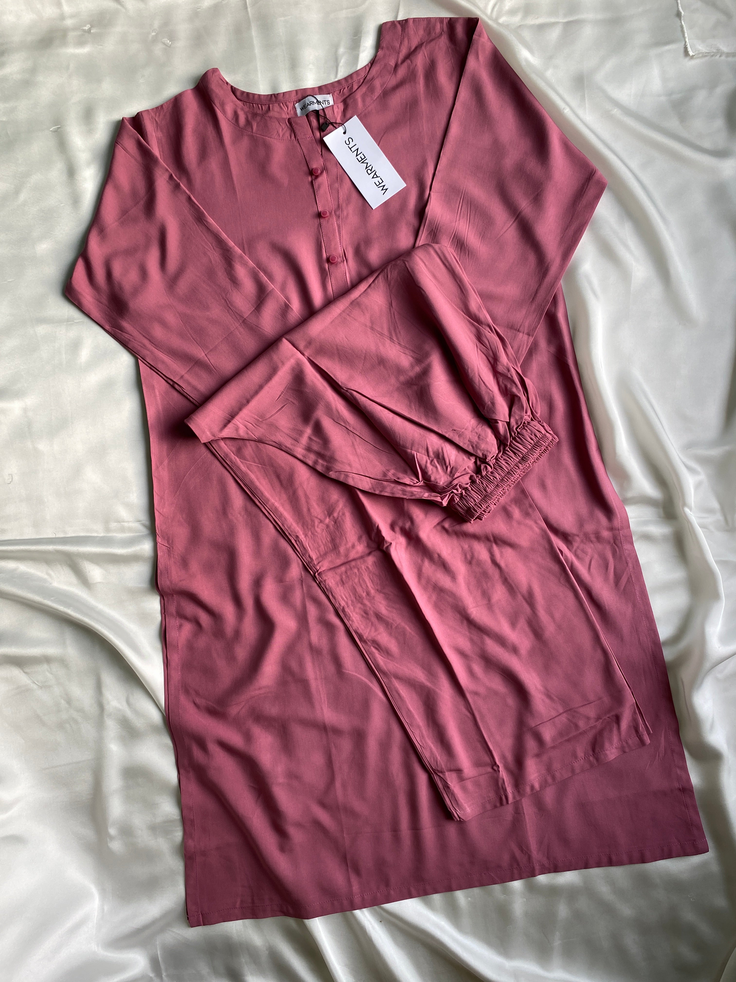 Rose Premium Summer Linen Co-Ord Set