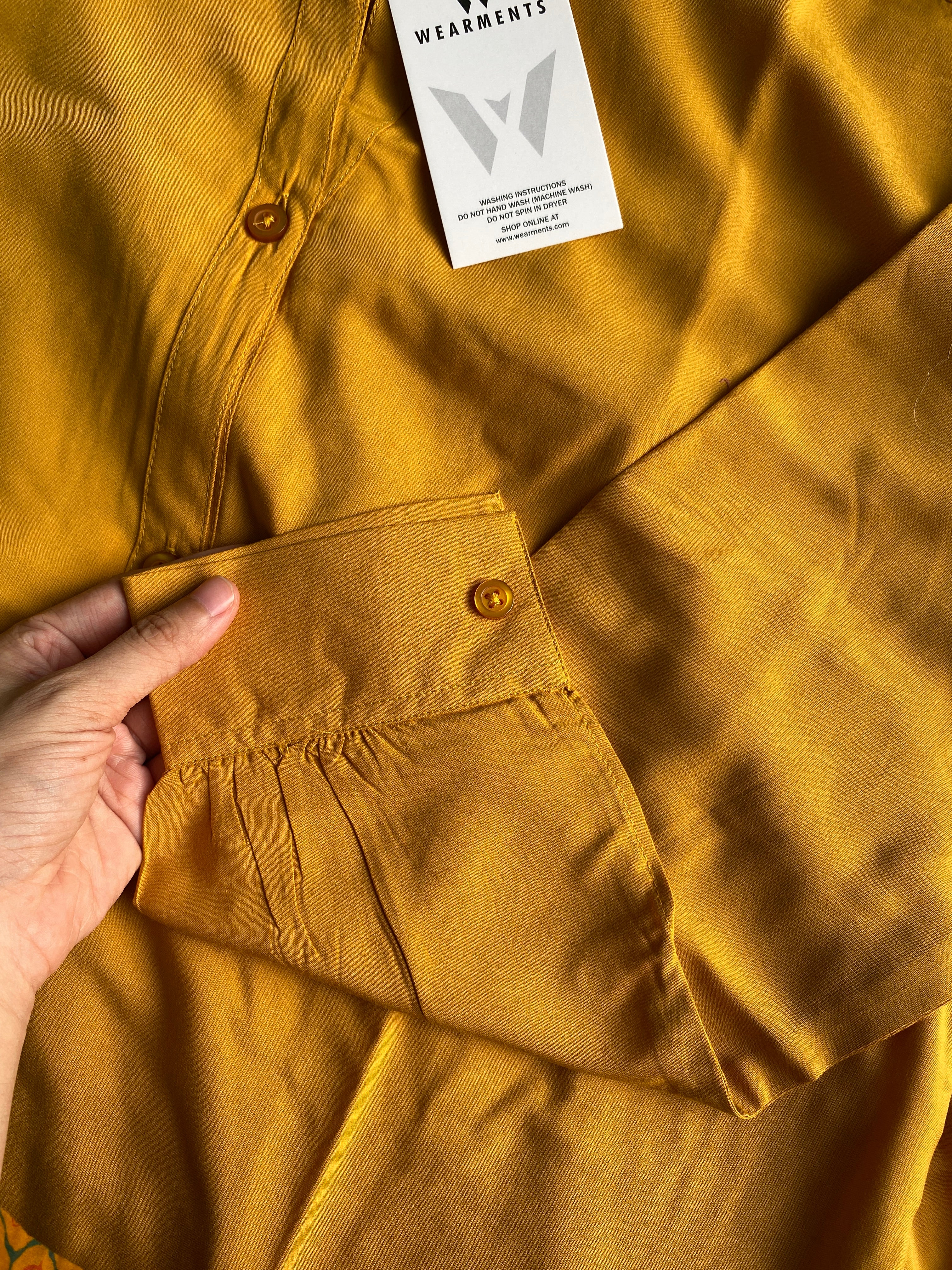 Mustard– Premium Solid 2PC Co-Ord Set