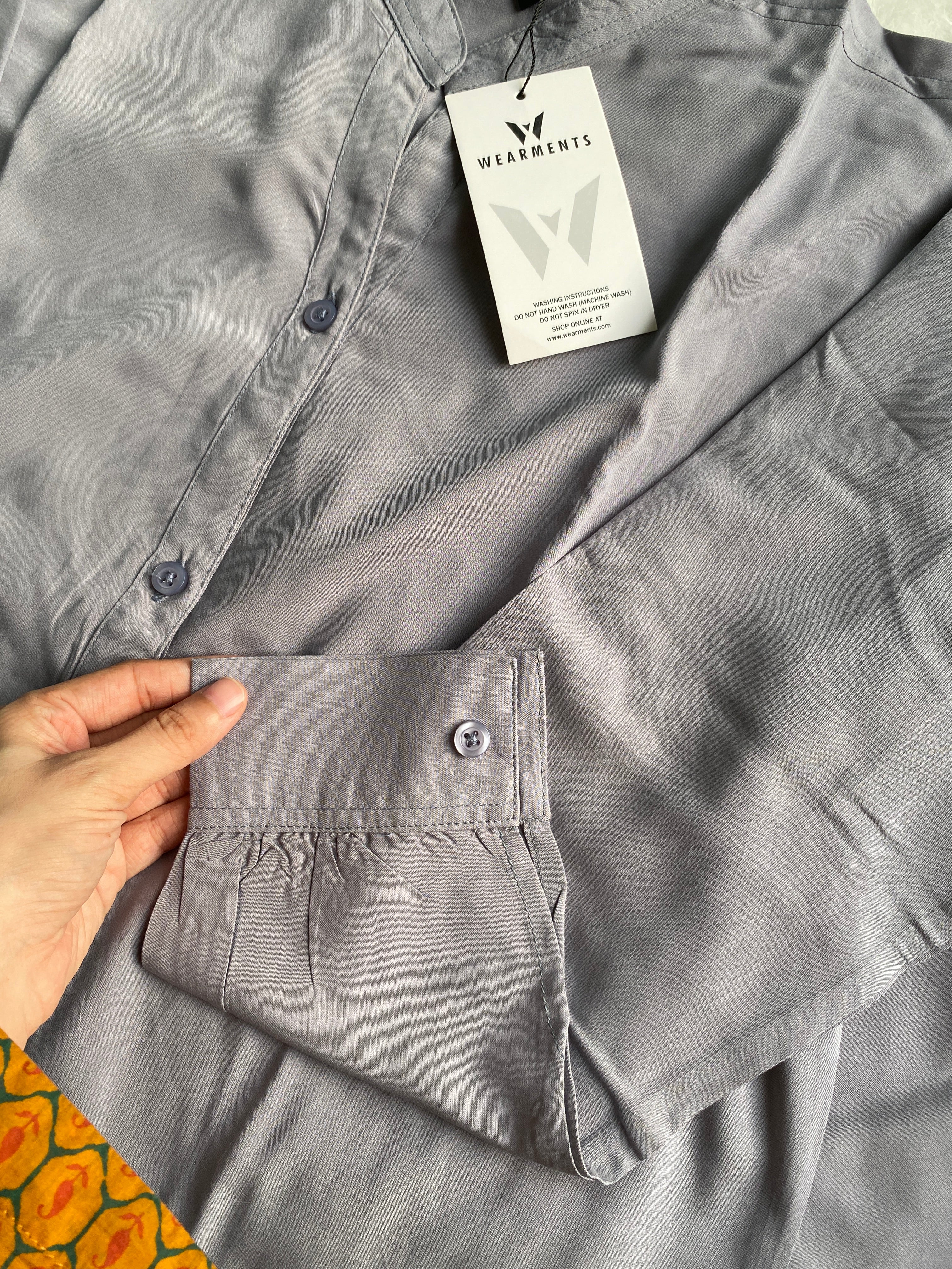 Gray – Premium Solid 2PC Co-Ord Set
