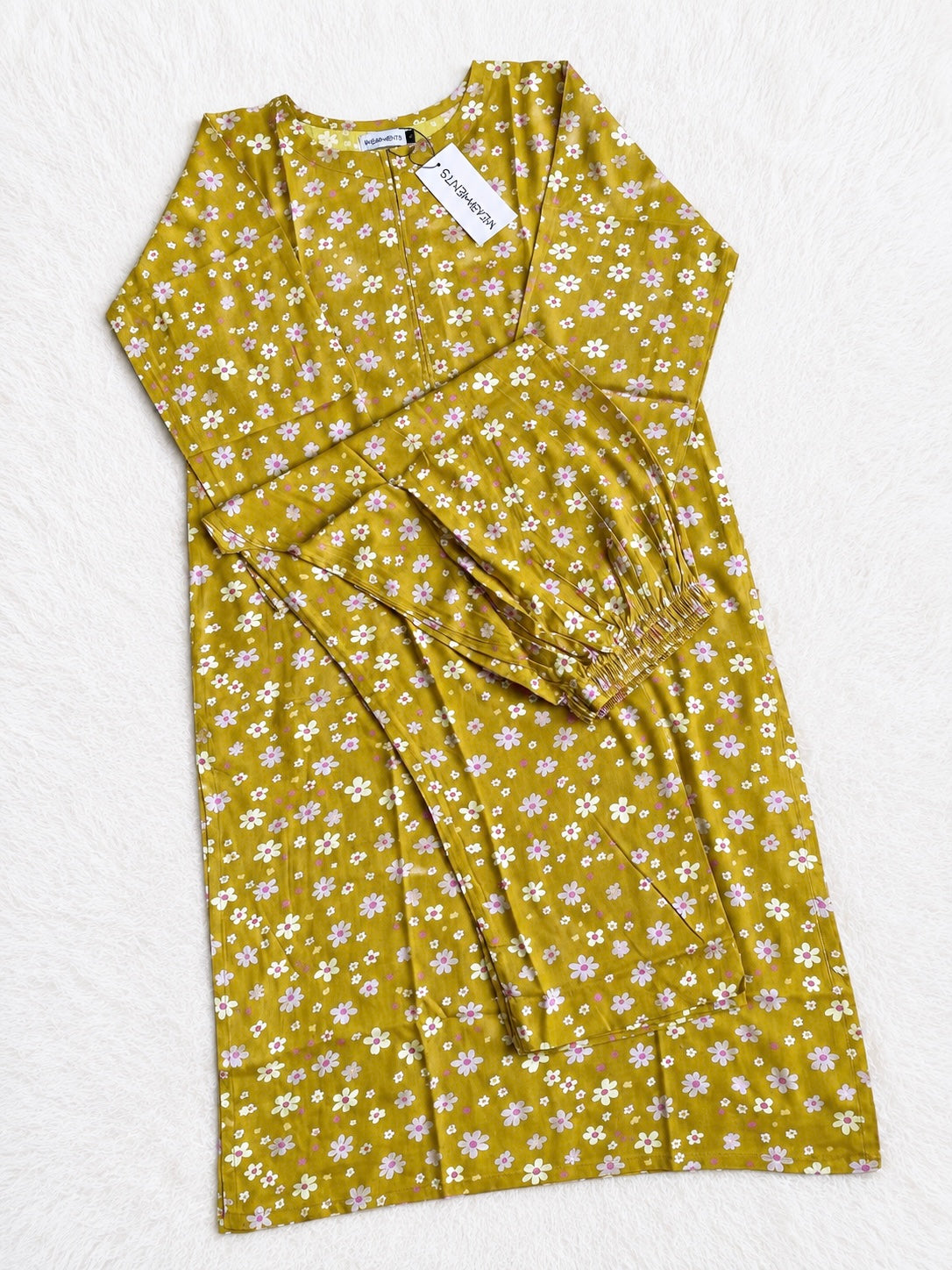 Mustard Daisy 2PC SET