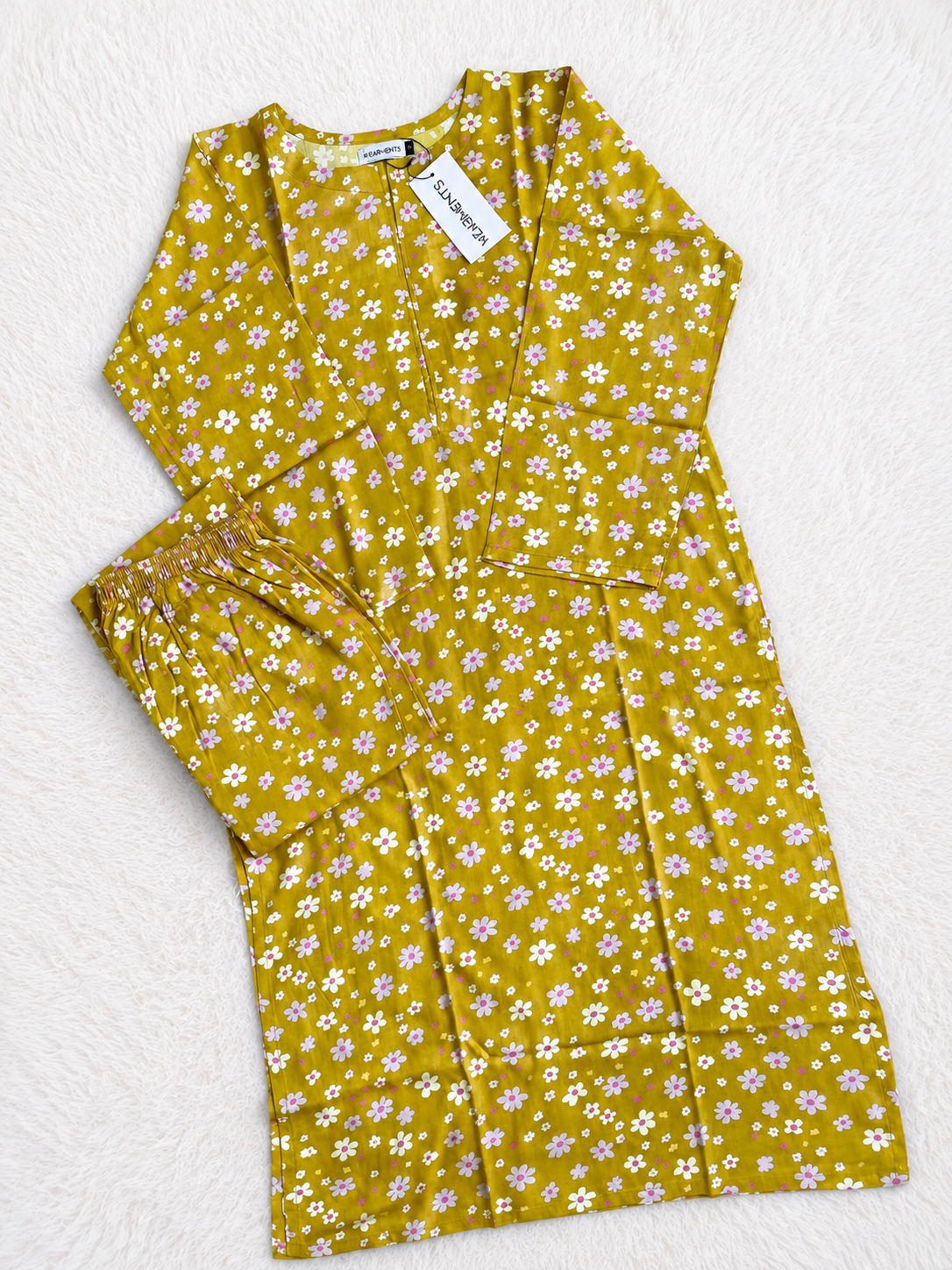 Mustard Daisy 2PC SET