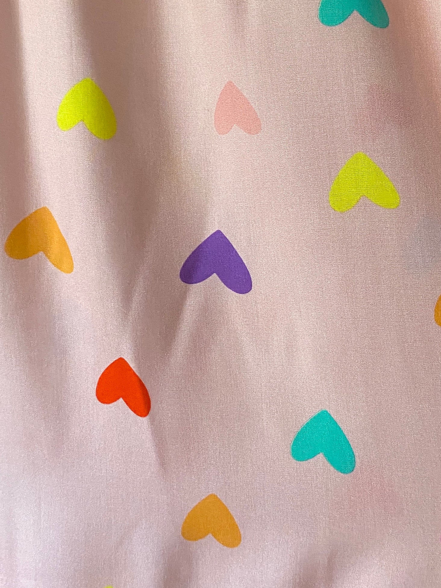 Pastel Rainbow Hearts Night Suit