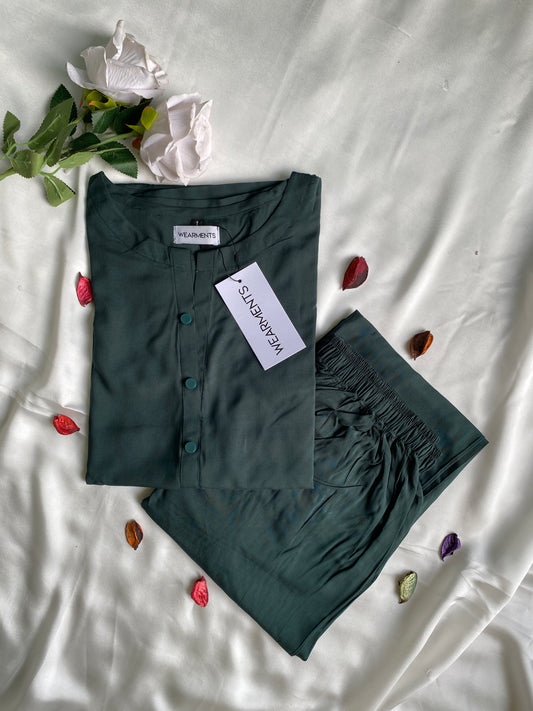 Emerald Green – Premium Summer Linen 2PC