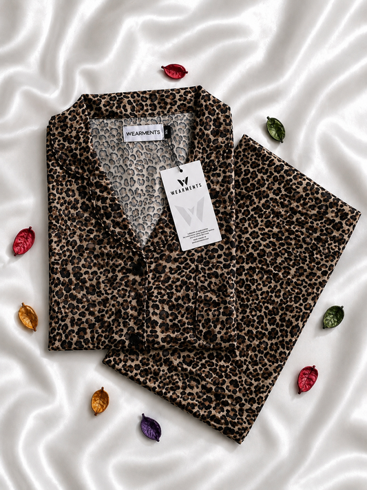 Leopard Luxe pjs set