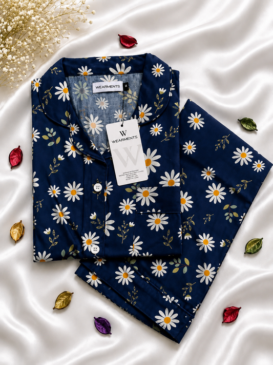 Blue flower pjs set