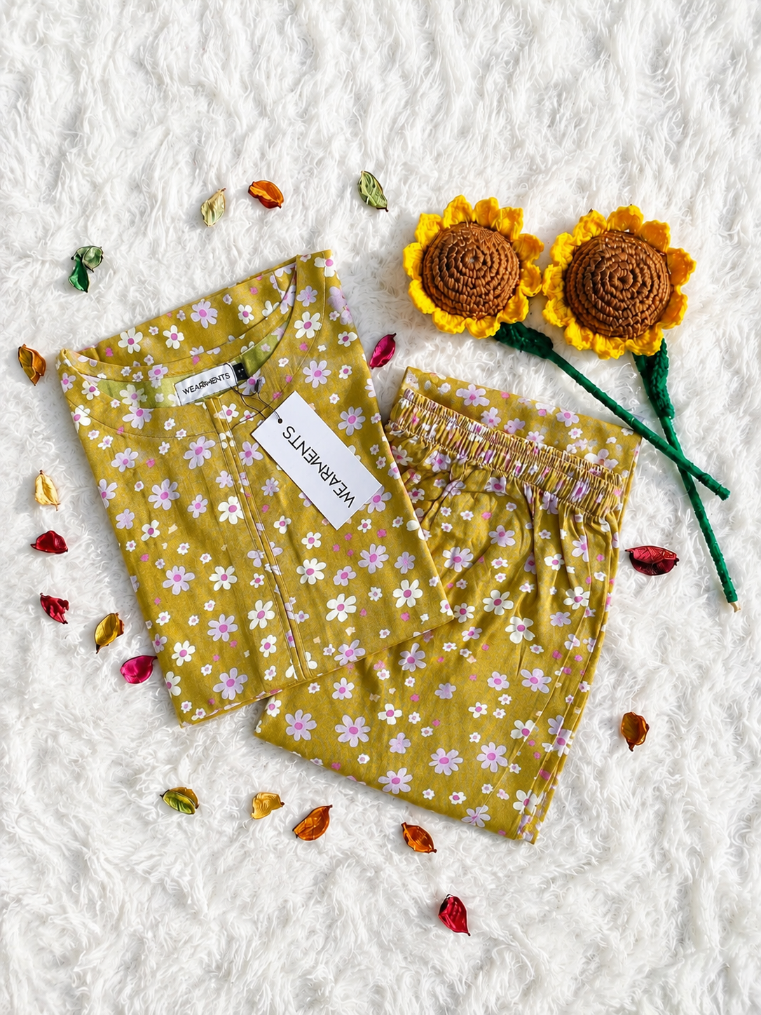 Mustard Daisy 2PC SET