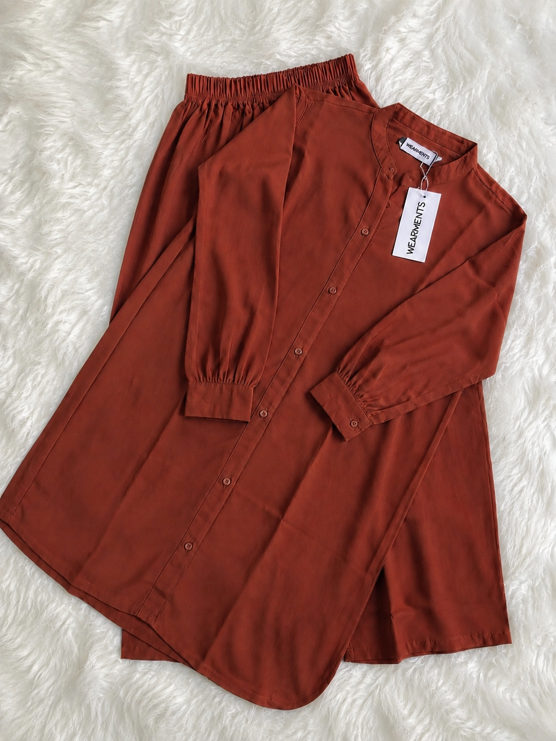 Rusty – Premium Solid 2PC Co-Ord Set