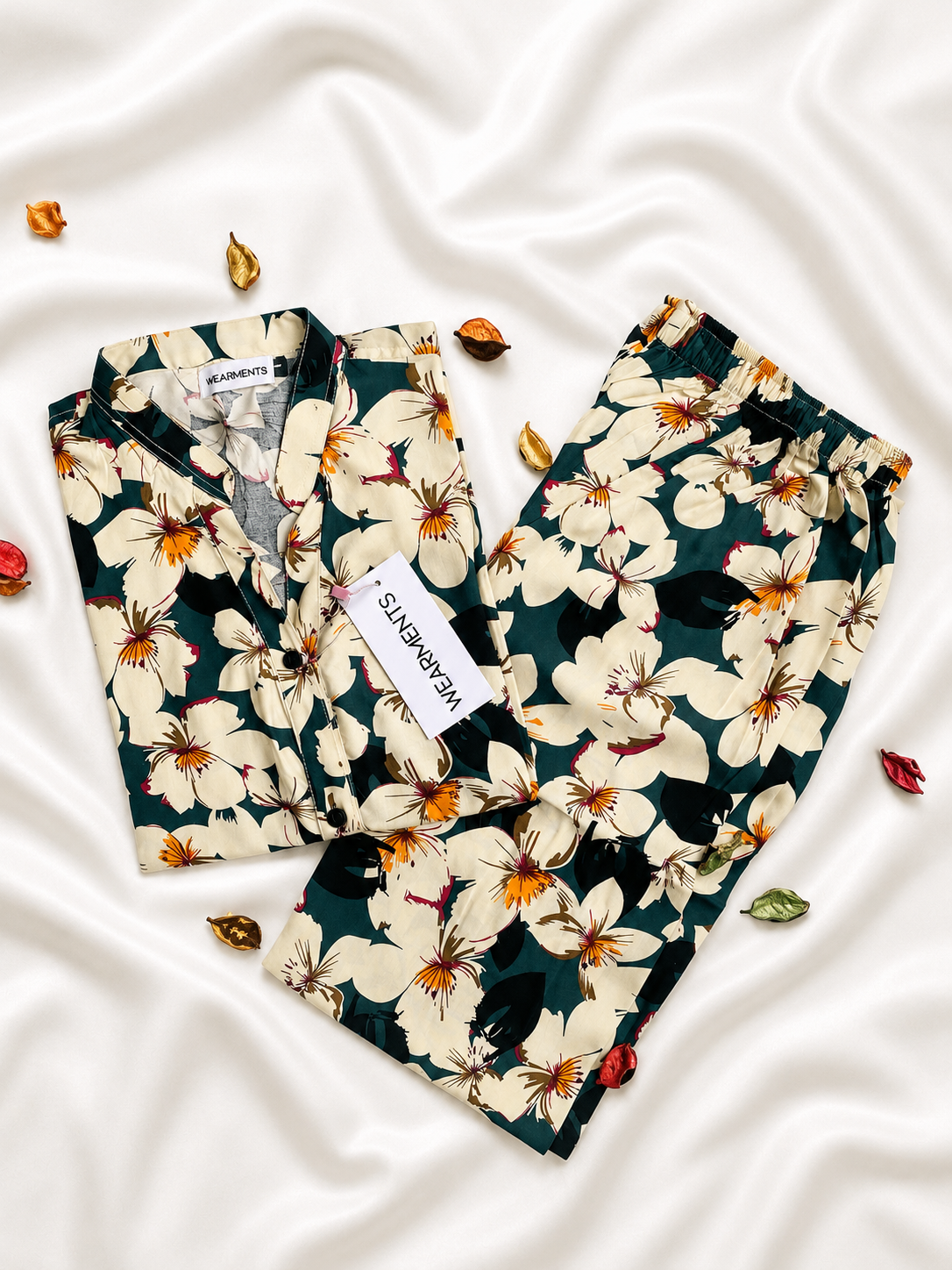 Teal Blossom Co-ord Set
