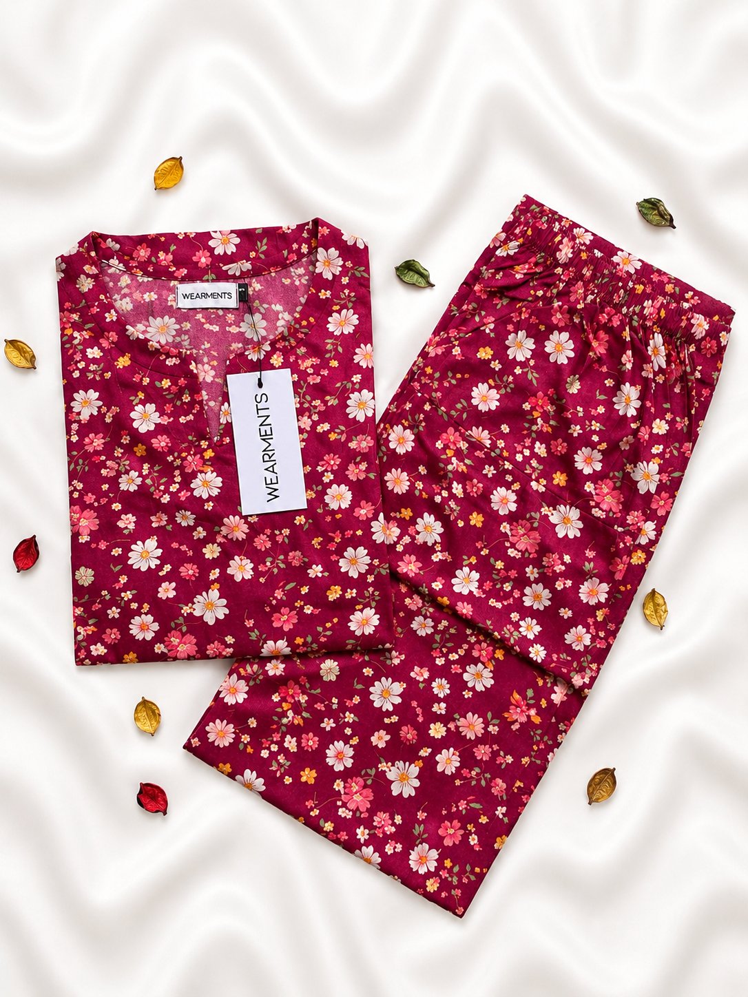 Ruby Bloom Floral 2PC Set