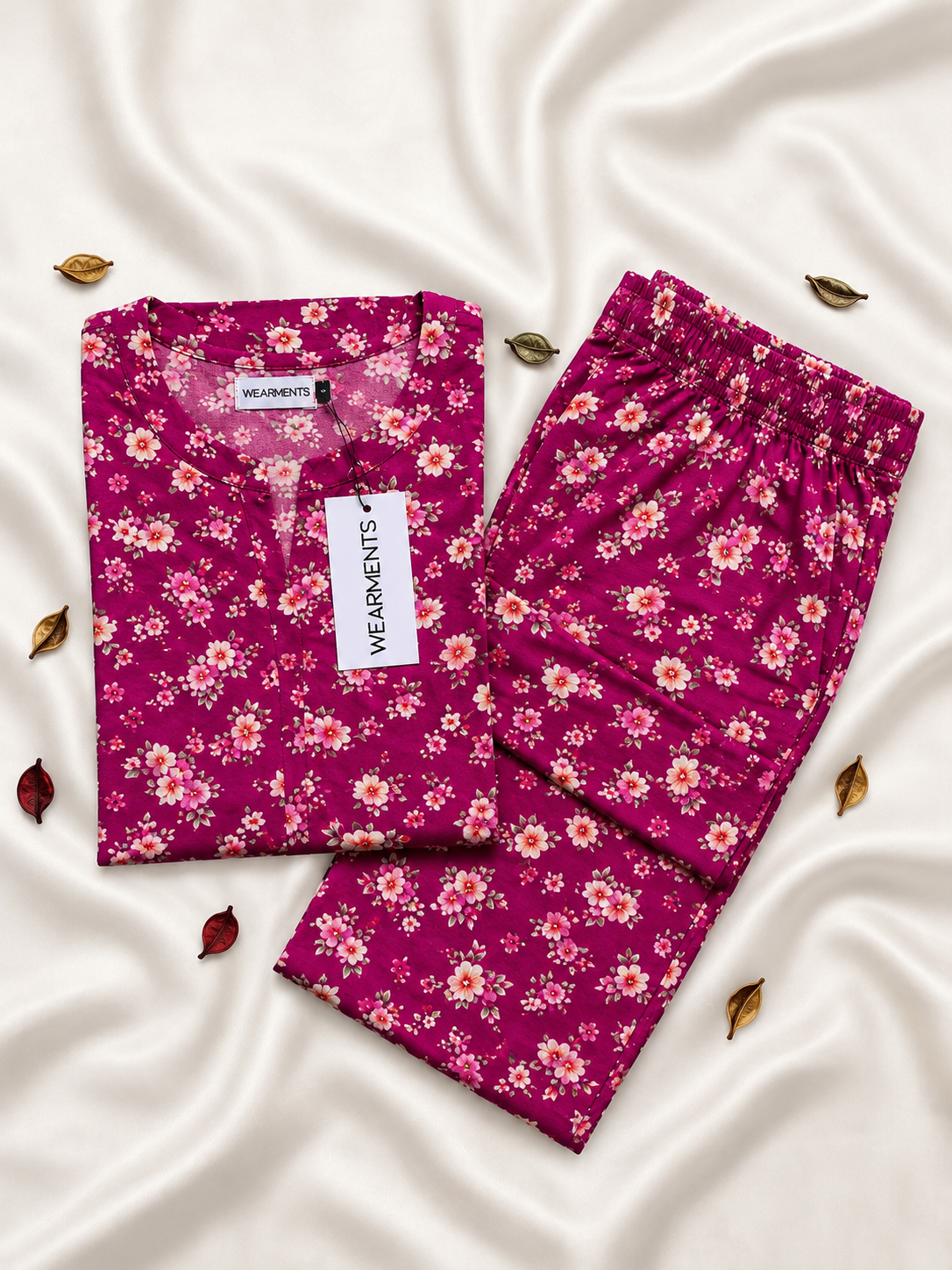 Berry Blossom Floral 2PC Set