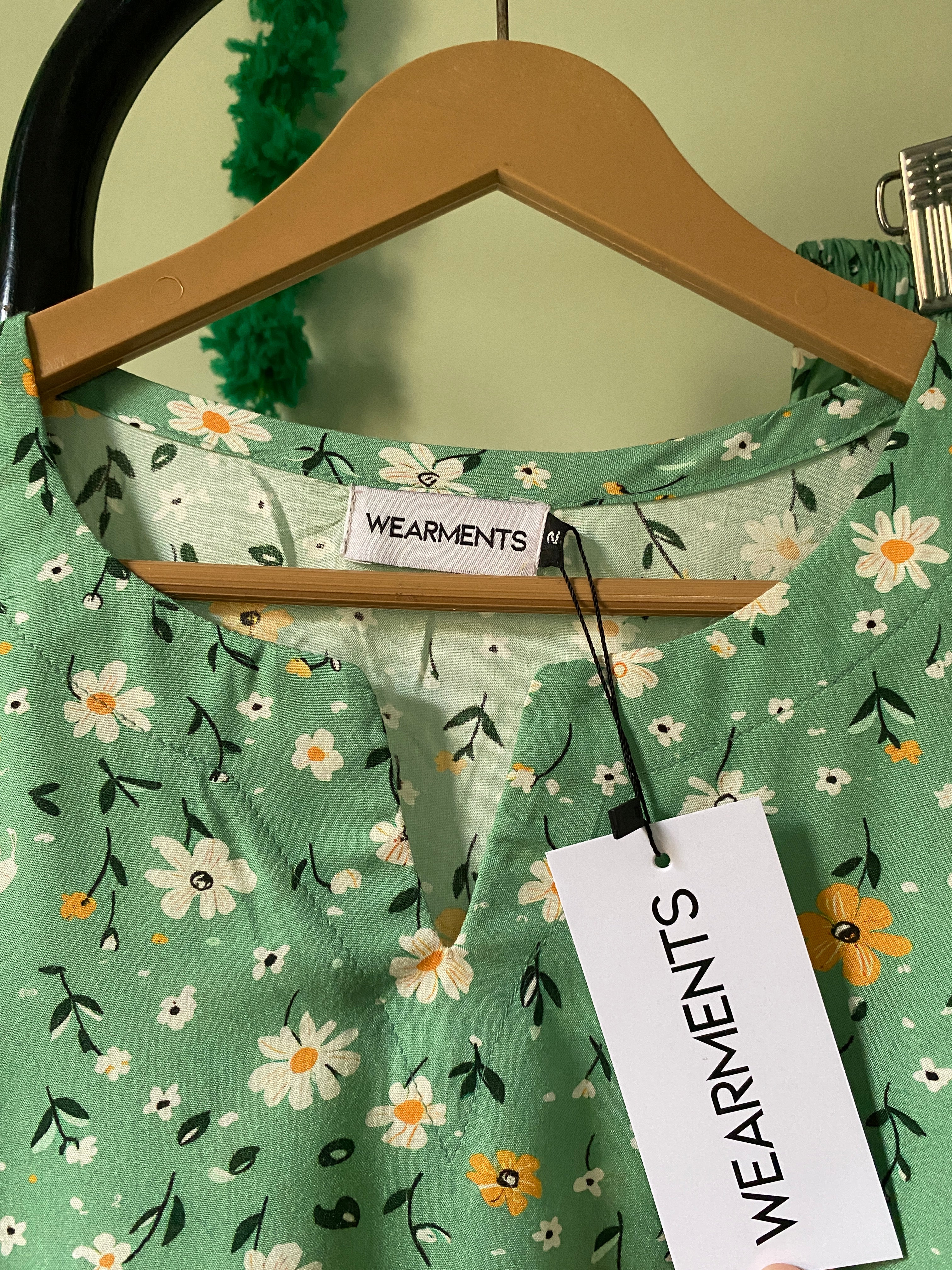 Mint Meadow Floral 2PC Set