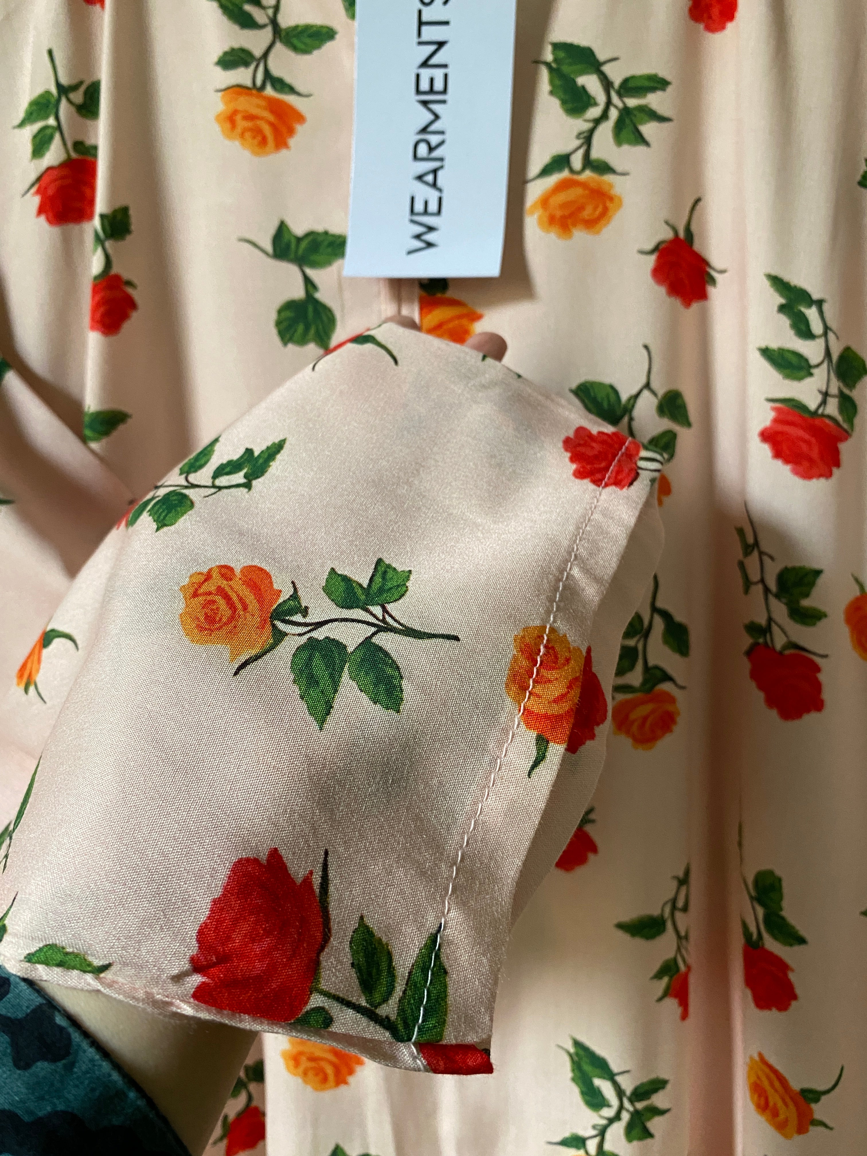 Peach Rose Bloom 2PC Linen Set