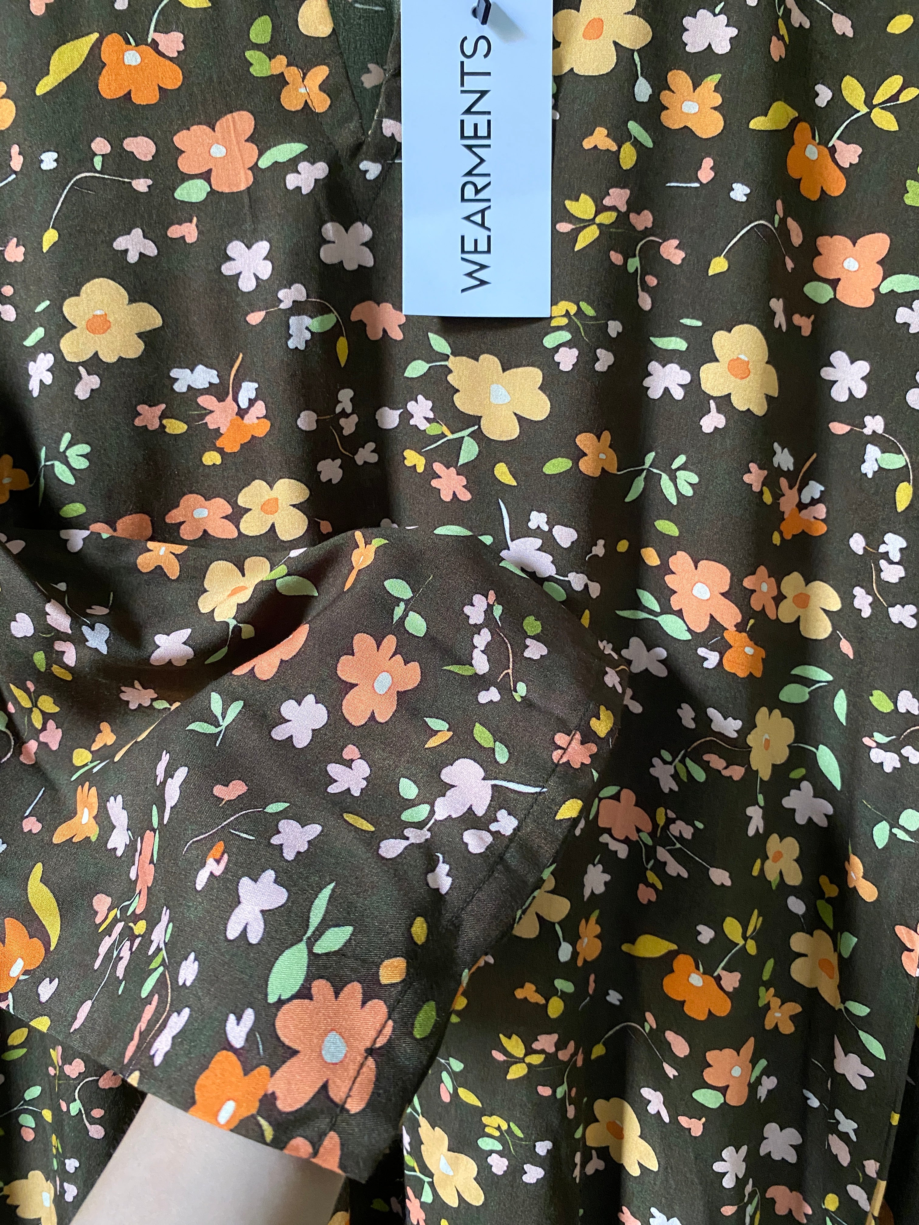 Olive Meadow Floral 2PC Set