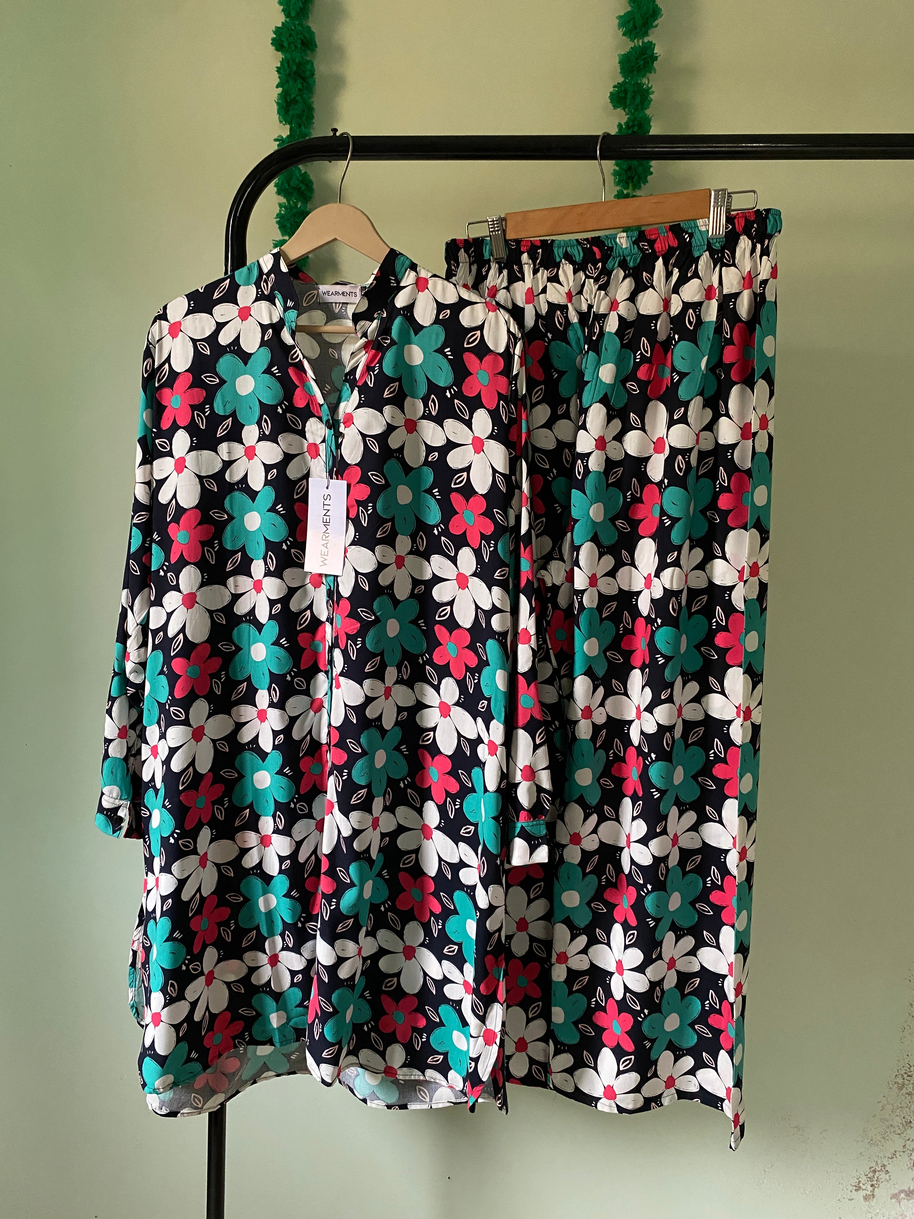 Azure Floral Co-ord Set