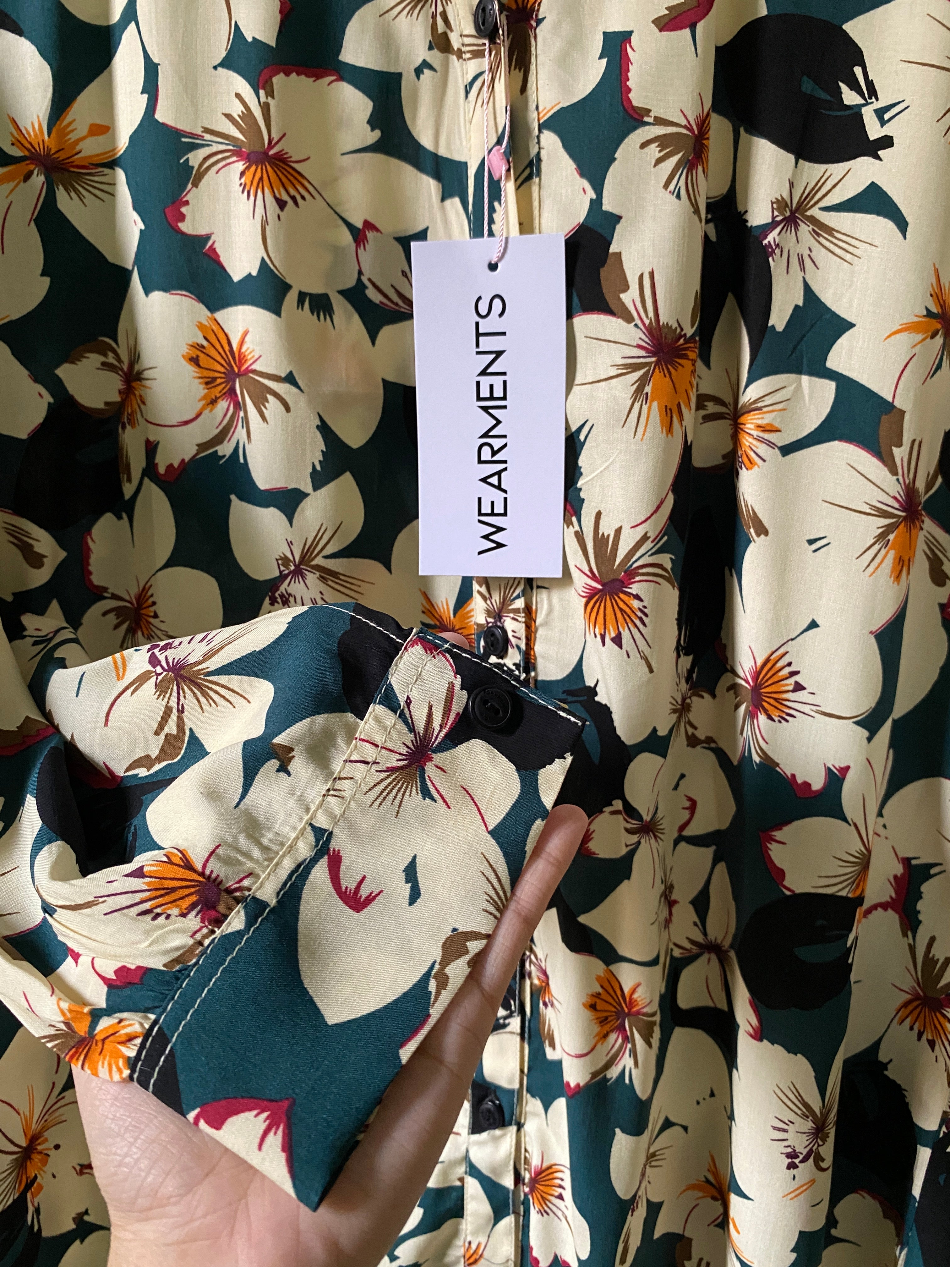 Teal Blossom Co-ord Set