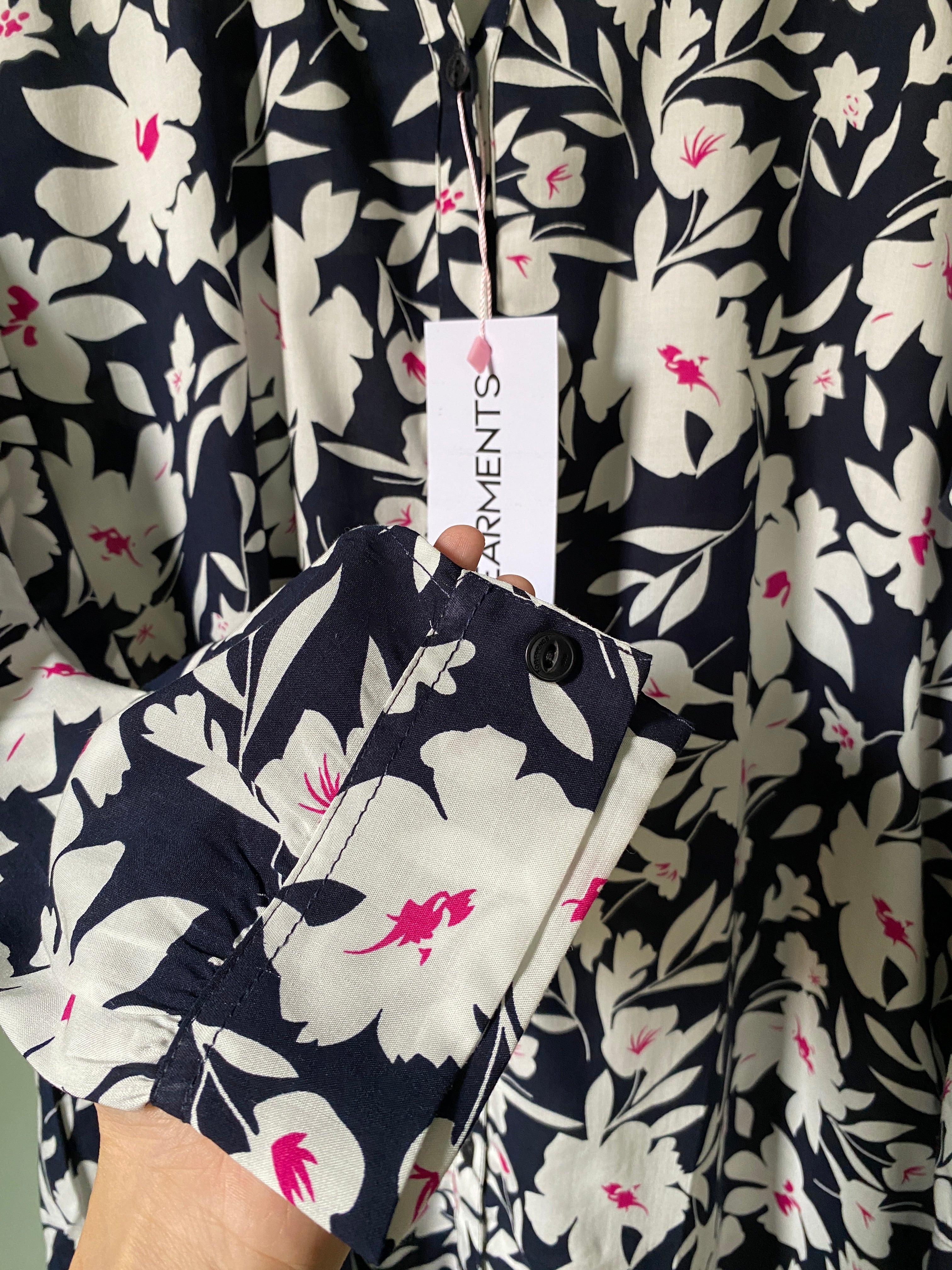 Navy Petal Co-ord Set