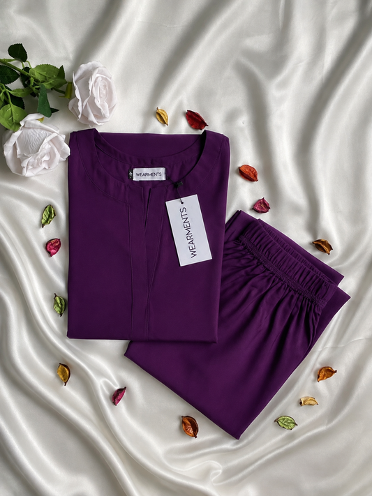 Plum Premium Summer Linen 2PC