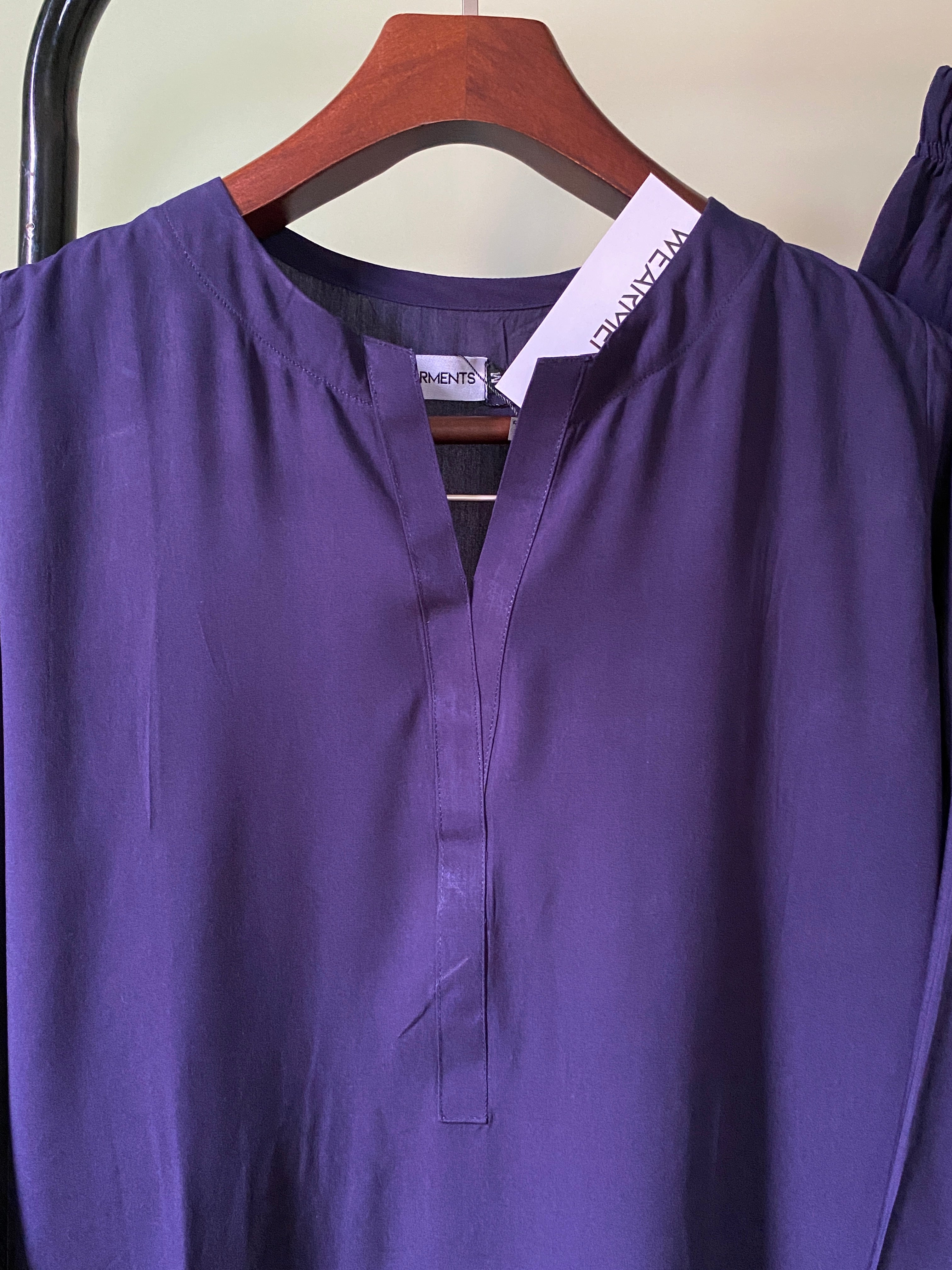 Navy Blue – Premium Summer Linen 2PC