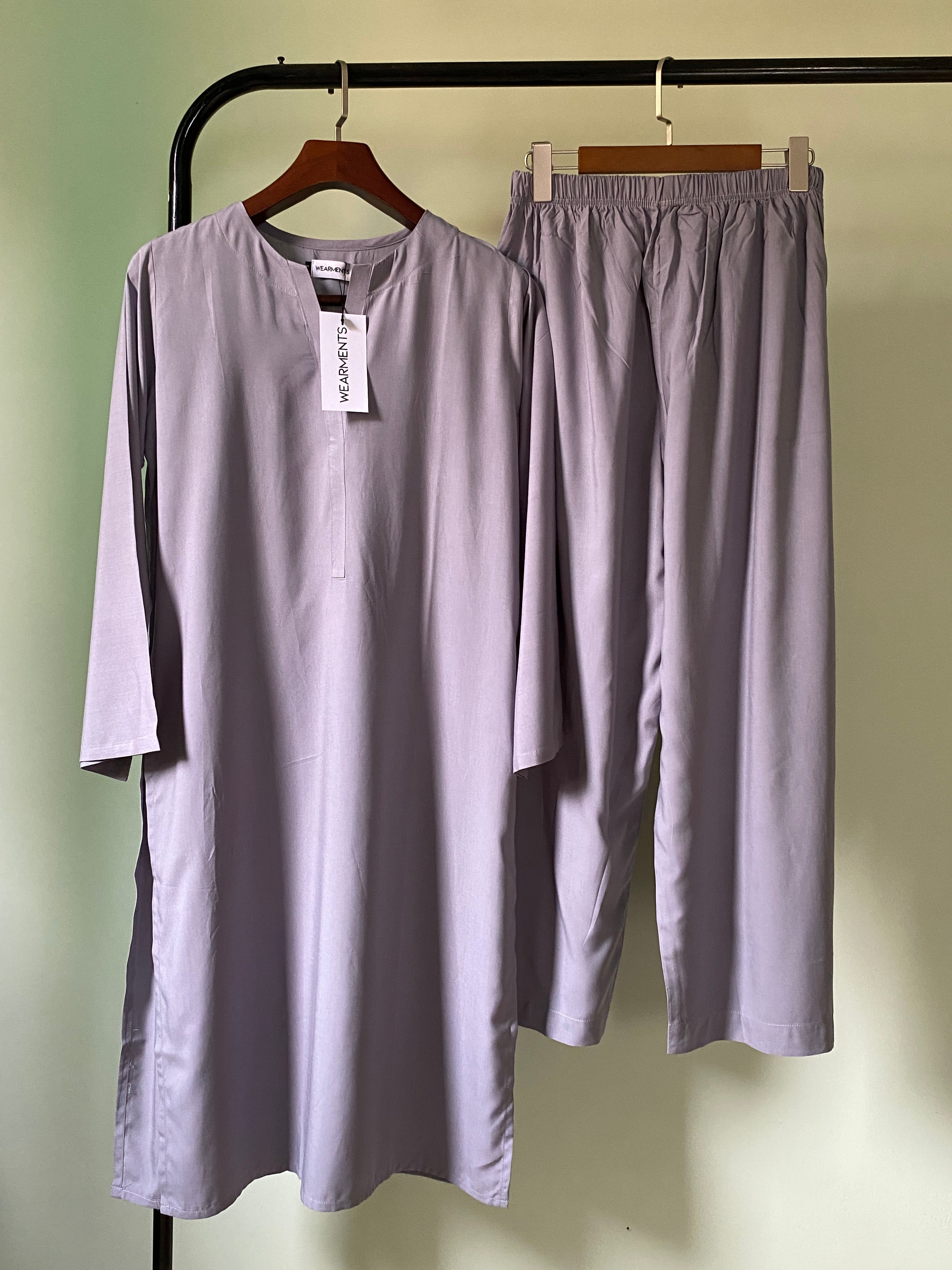 Pearl Grey – Premium Summer Linen 2PC