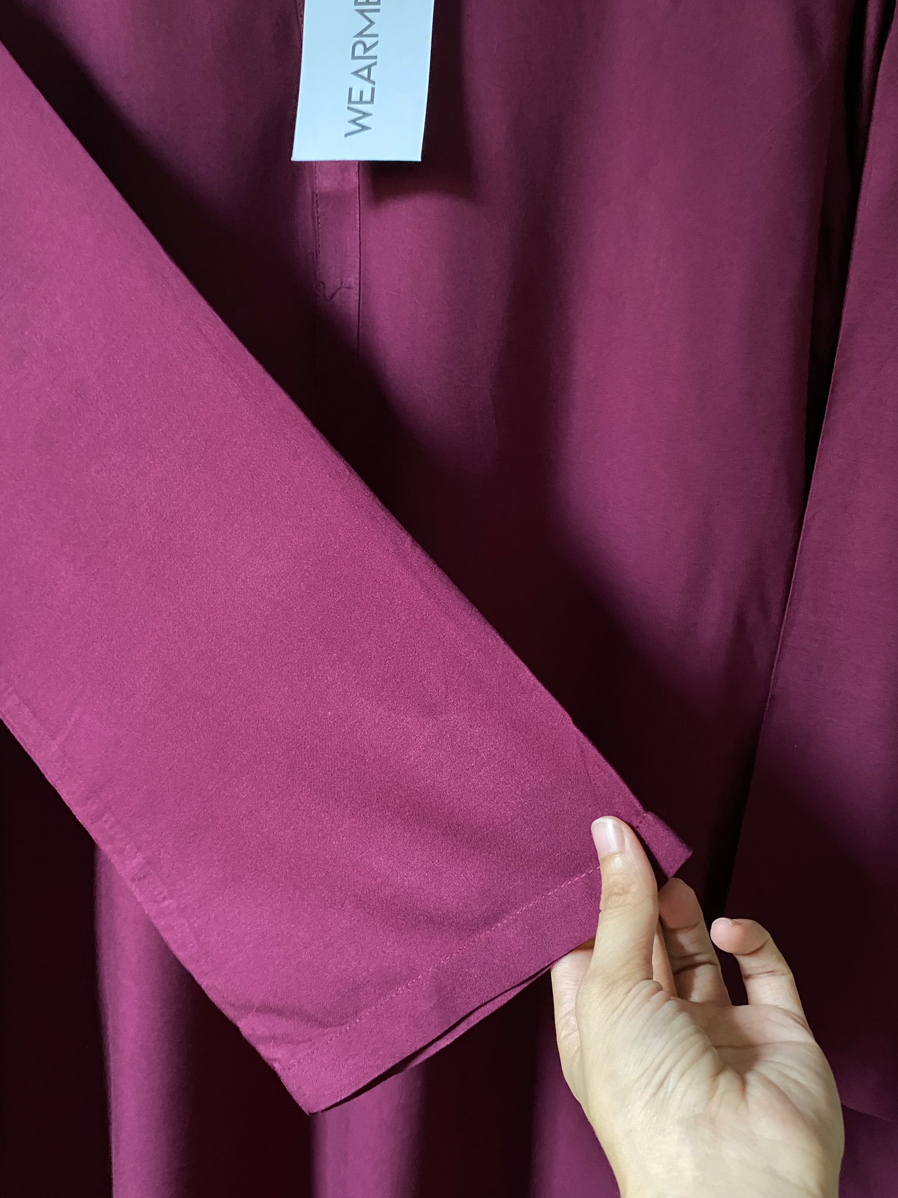 Burgundy – Premium Summer Linen 2PC
