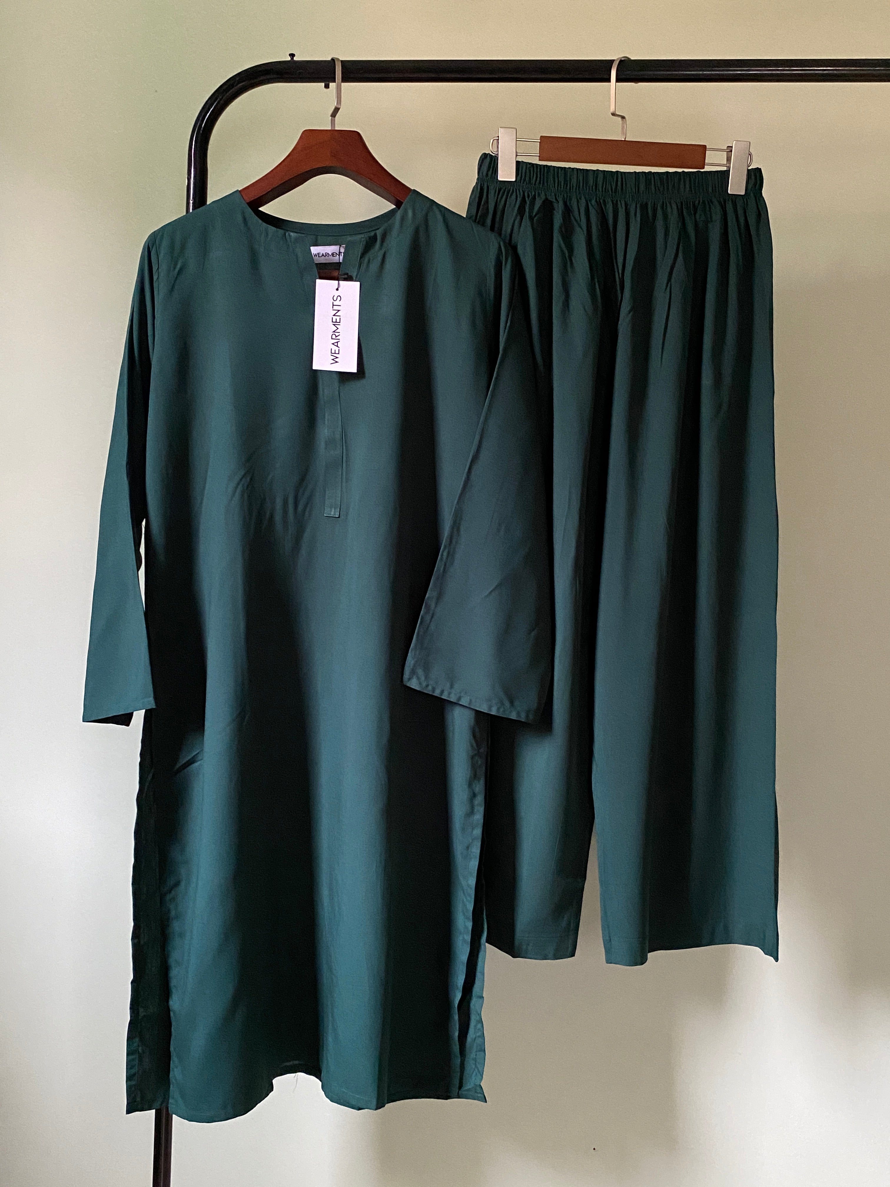 Emerald Green – Premium Summer Linen 2PC