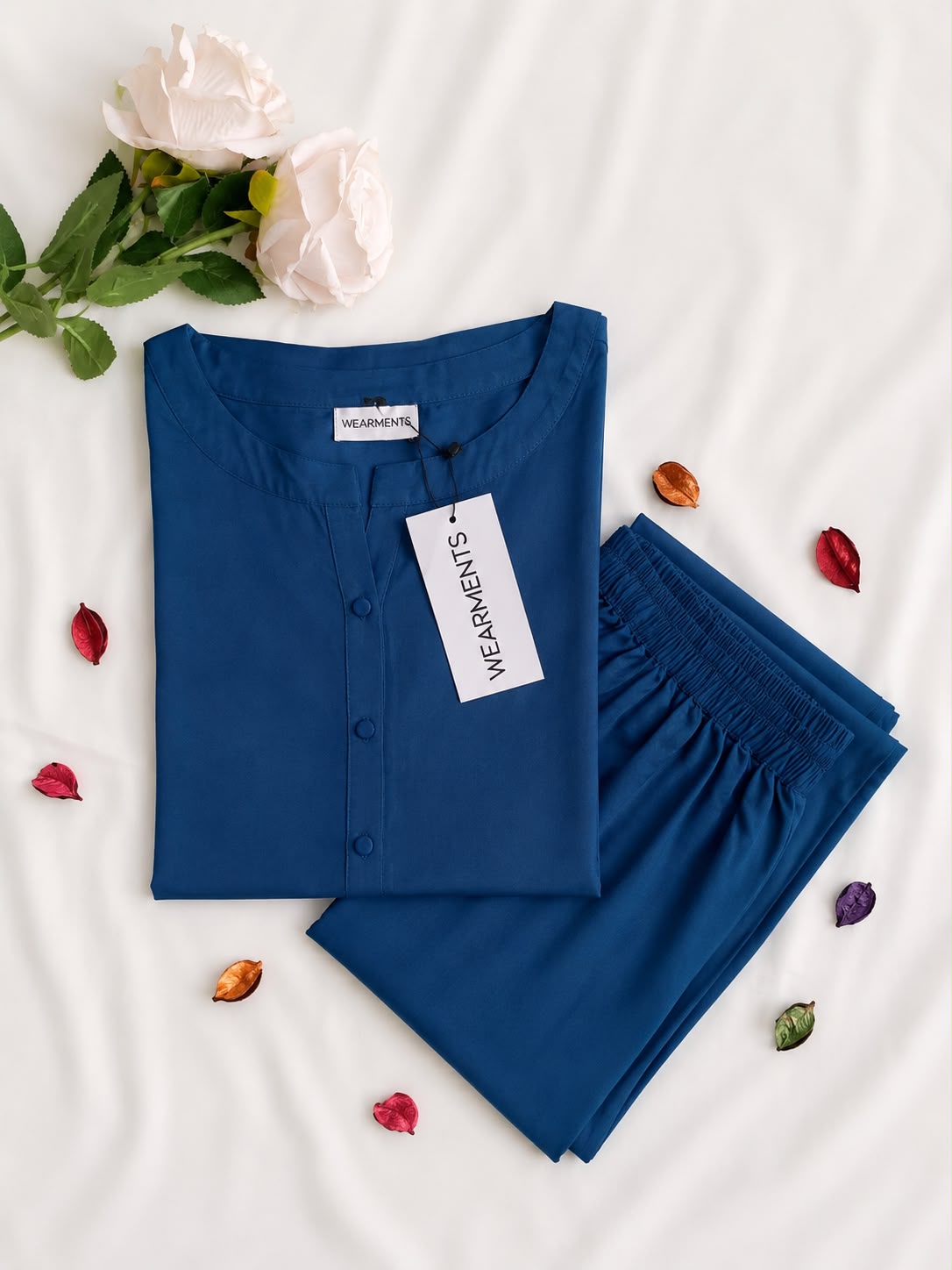 Ocean Blue – Premium Summer Linen Co-Ord Set
