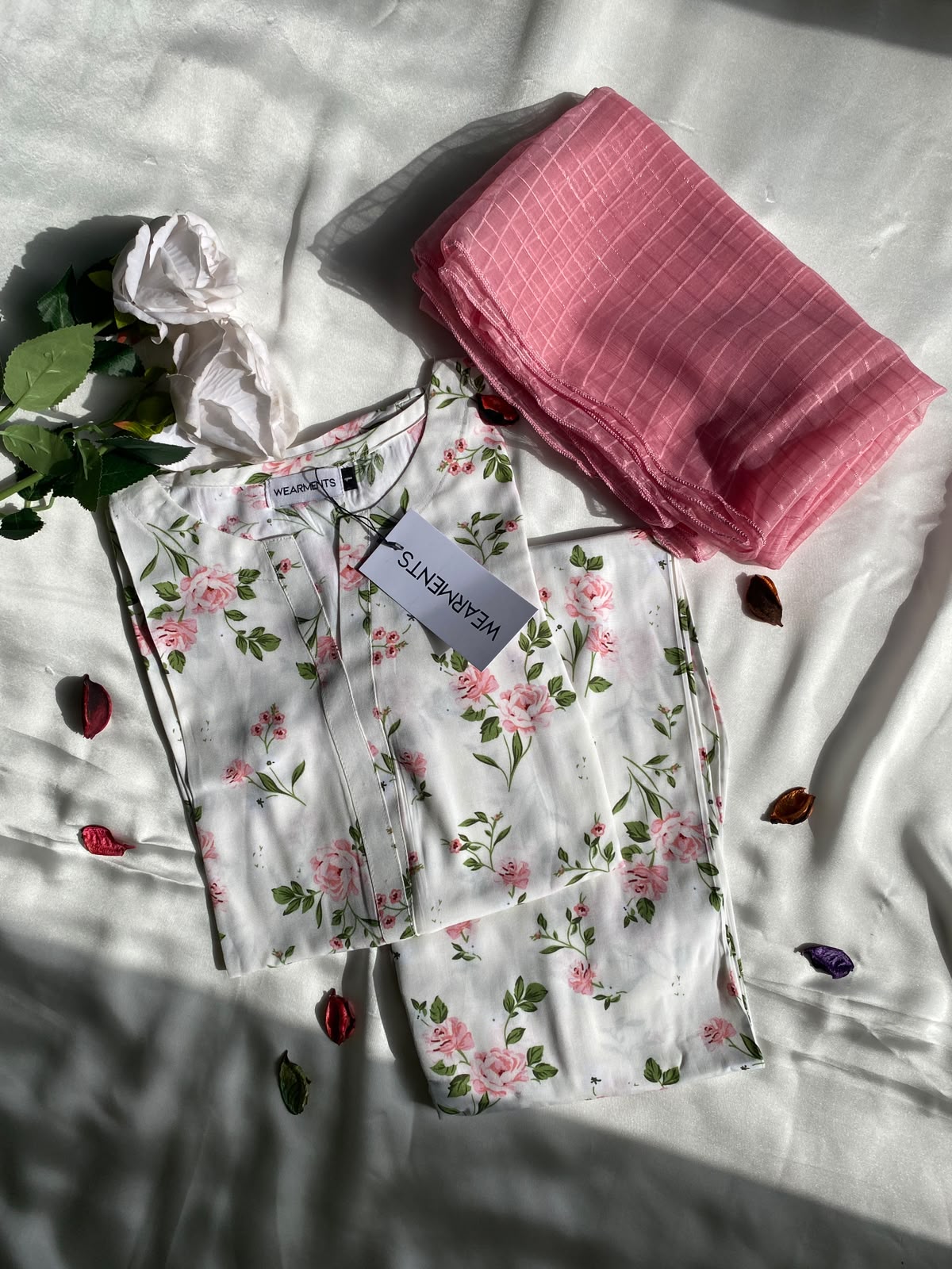 Ivory Blossom – Premium Summer Linen 3PC Suit