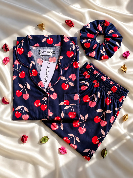 Cherry Love Night PJ Set