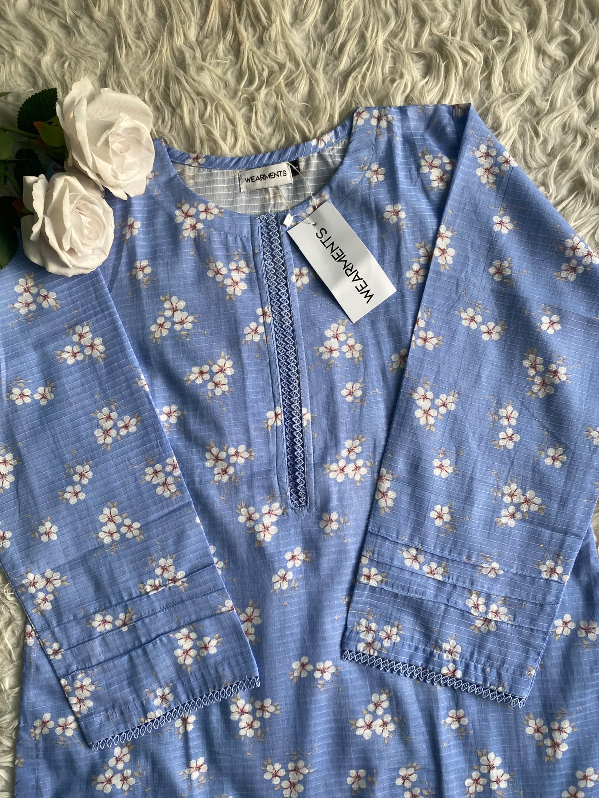 Sky Blossom – Premium Summer Lawn 3PC Suit