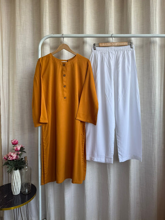Mustard Everyday Kurta Set