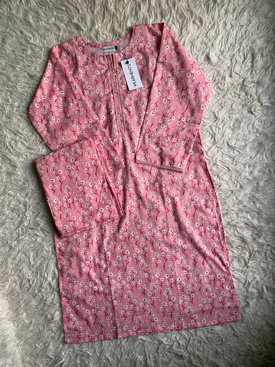 Pink Blossom – Premium Summer Lawn 3PC Suit