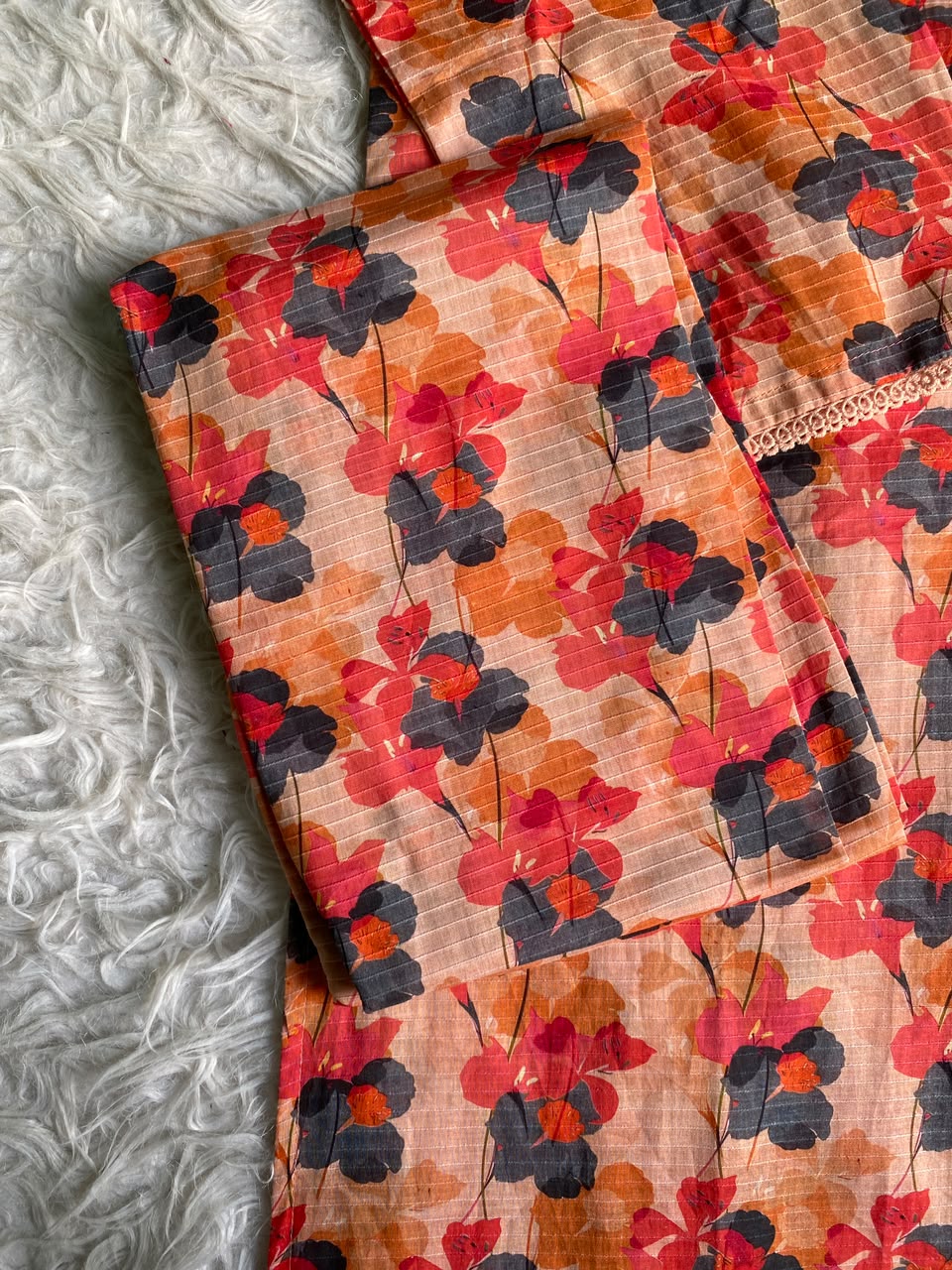 Sunset Flora – Premium Summer Lawn 3PC Suit