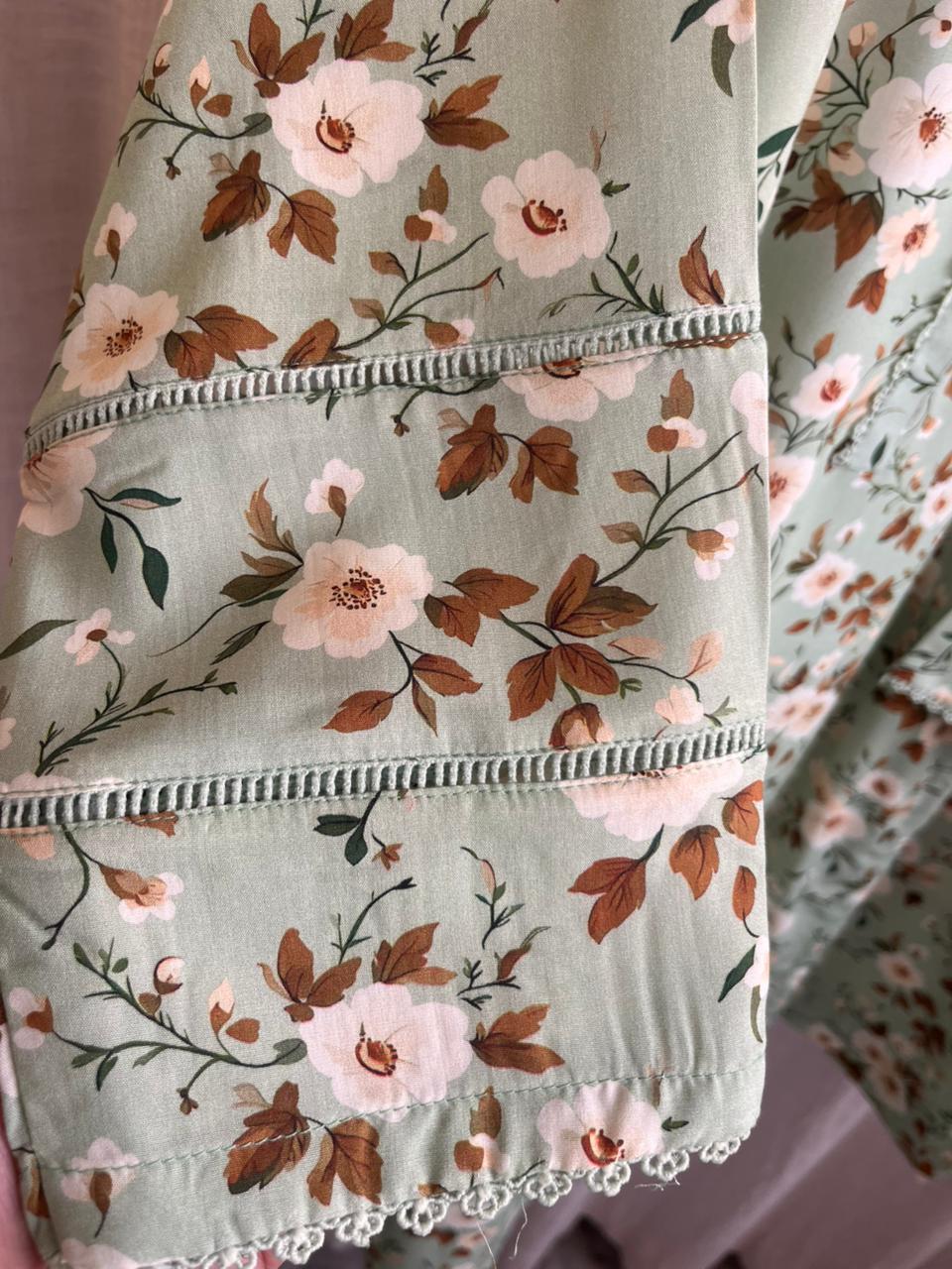 🍂 Mint Vintage Floral Set