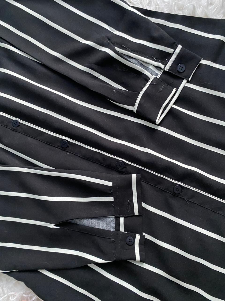 Midnight Stripe Co-Ord Set