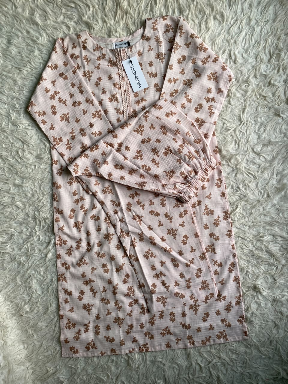 Mocha Charm – Premium Summer Lawn 3PC Suit