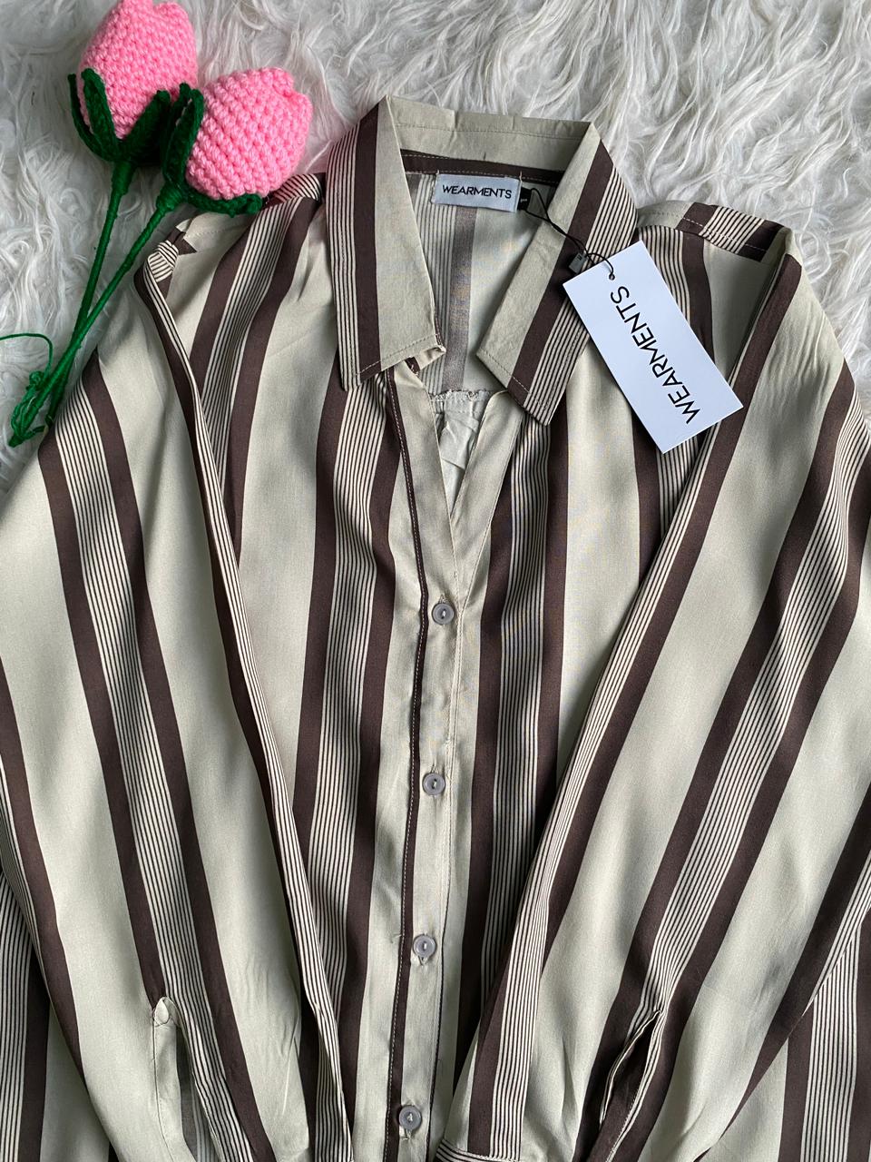 Mocha Sand Stripe Set